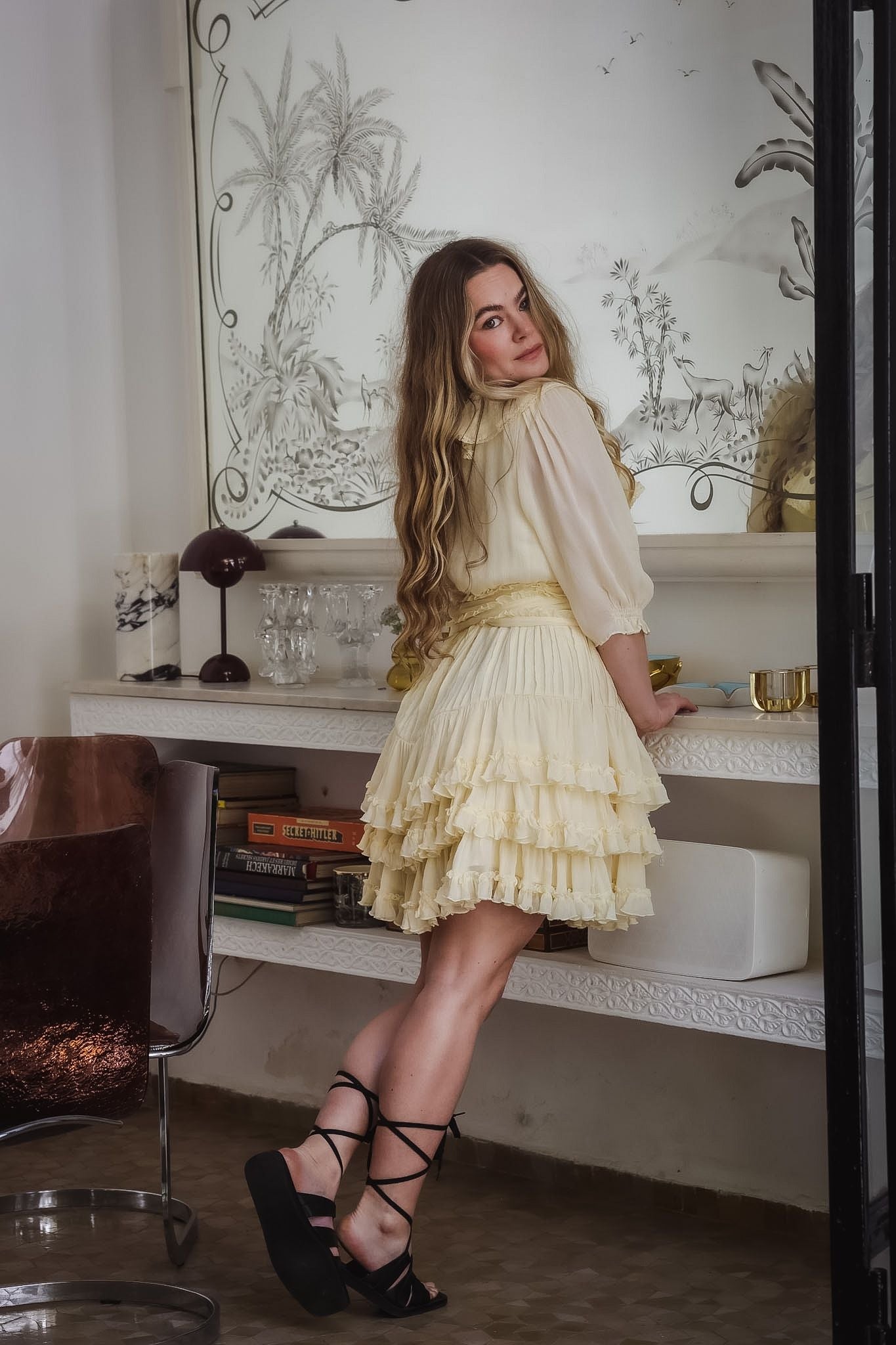 Love Frill Dress - Soft Butter