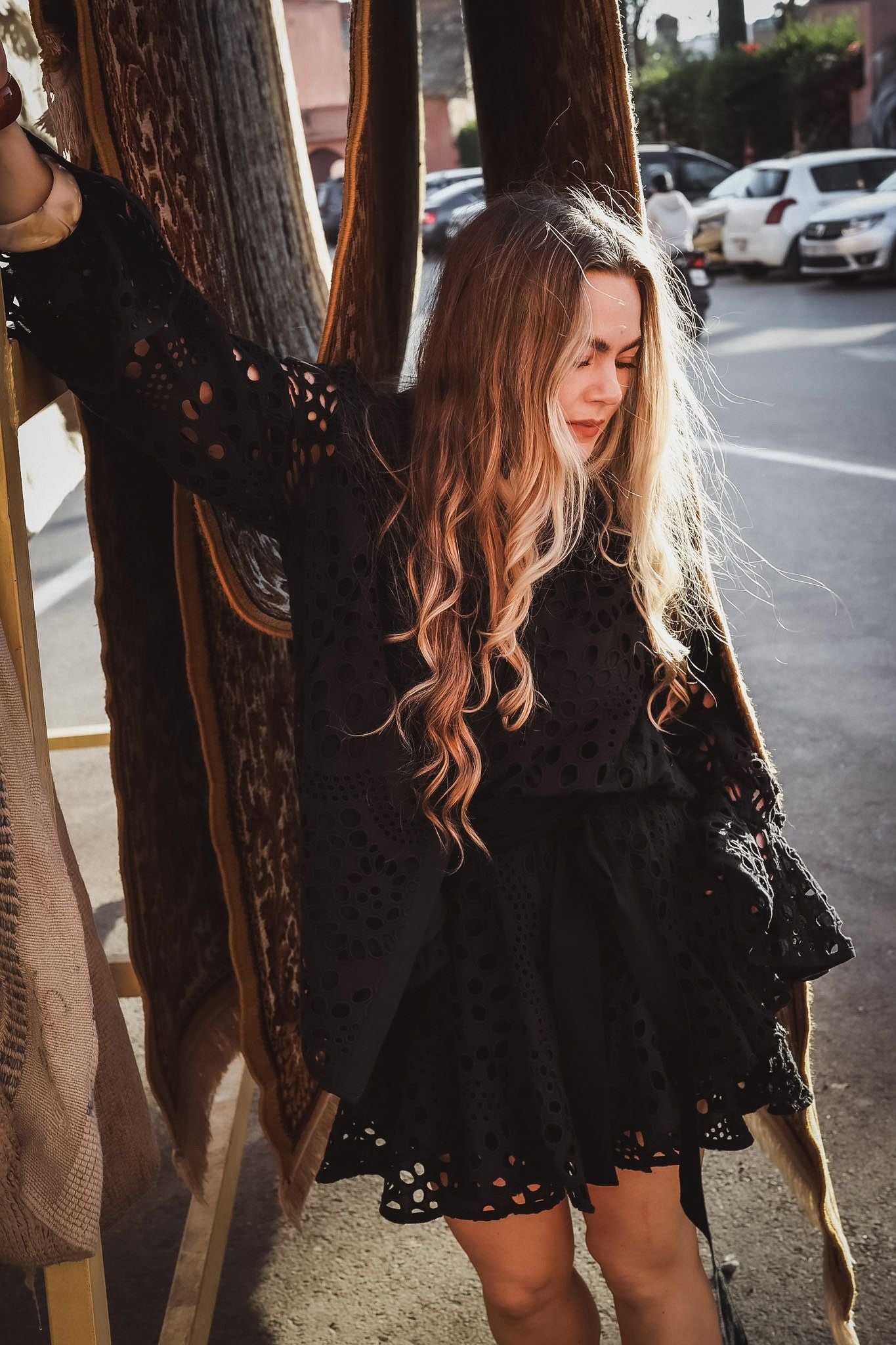 Chiffy Skirt Shorts - Black