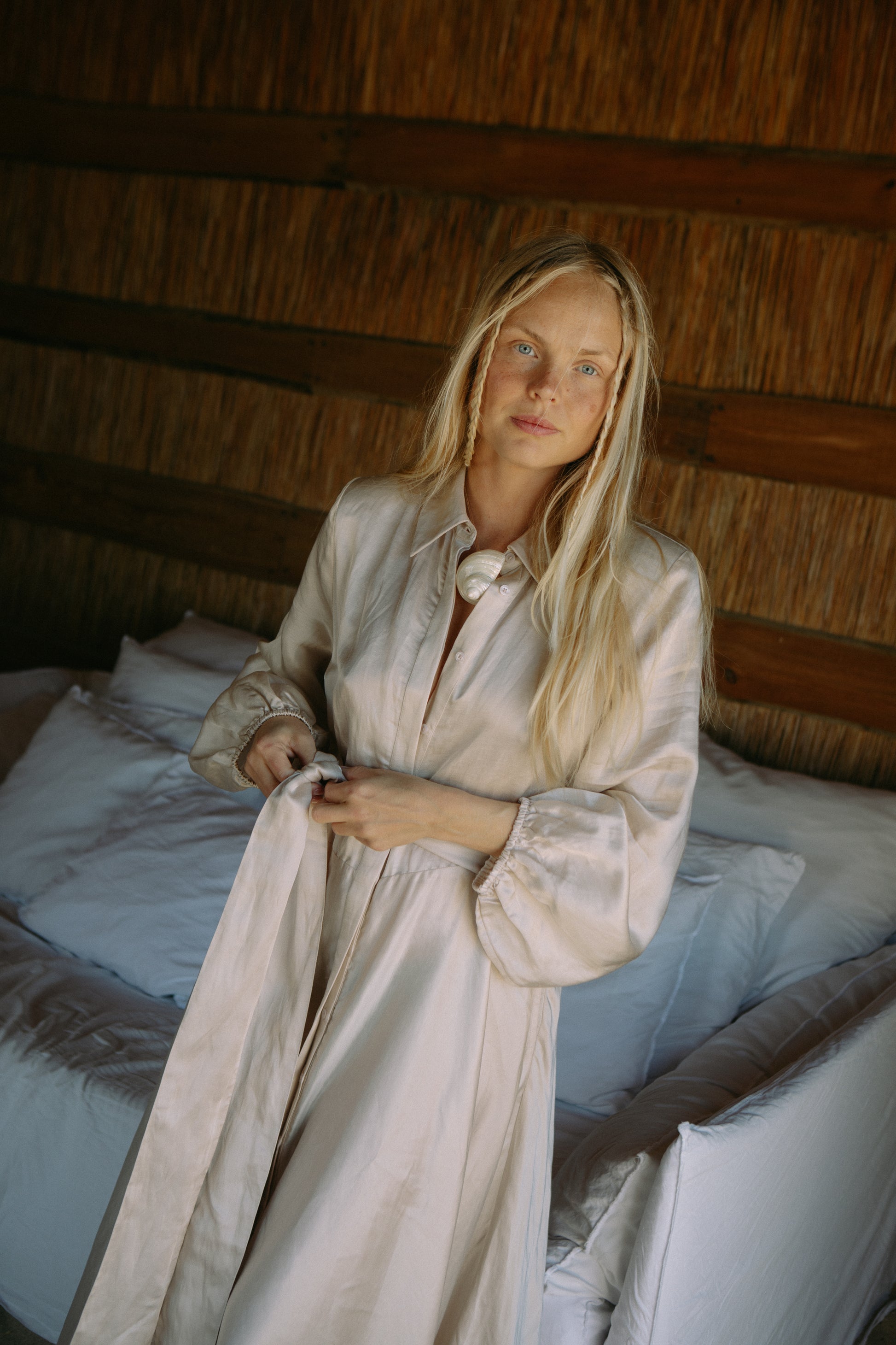 Long Bon weekend Dress - Pearl