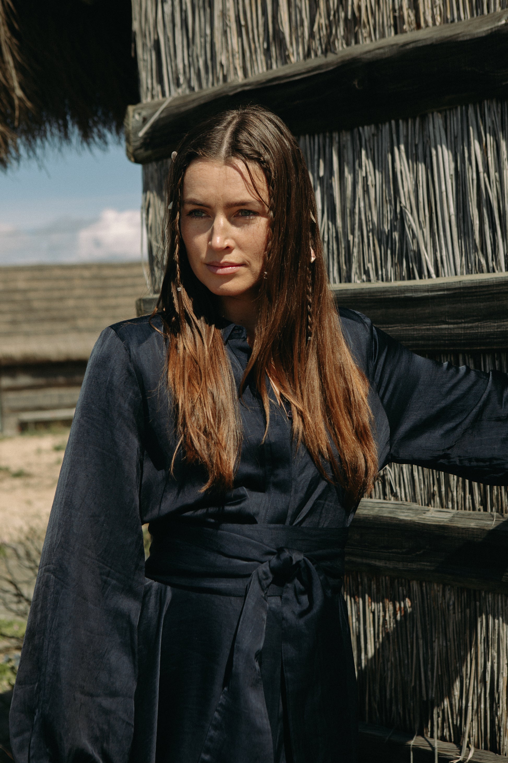 Long Bon Weekend Dress - Dark Navy