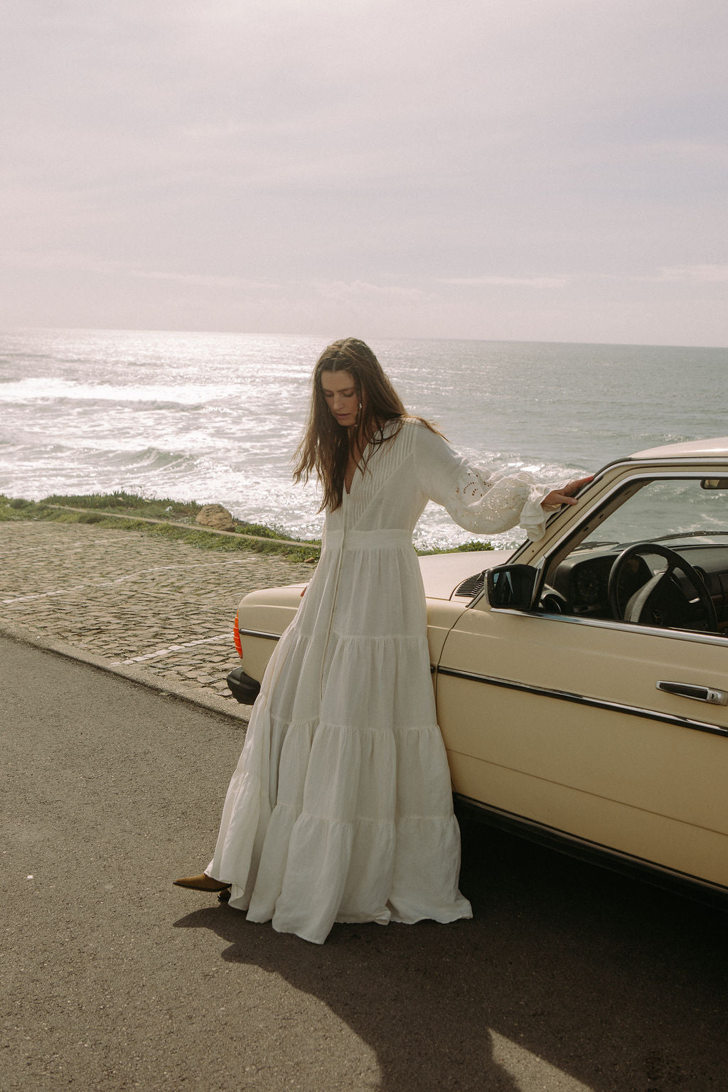 Coco Long Dress - Offwhite