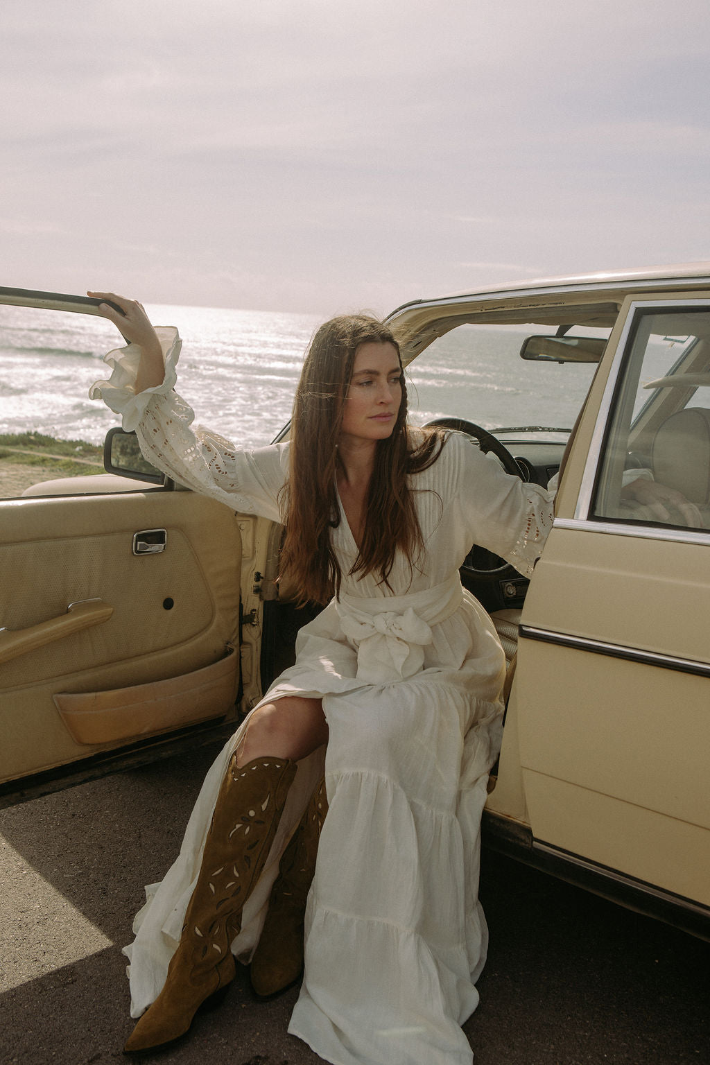 Coco Long Dress - Offwhite