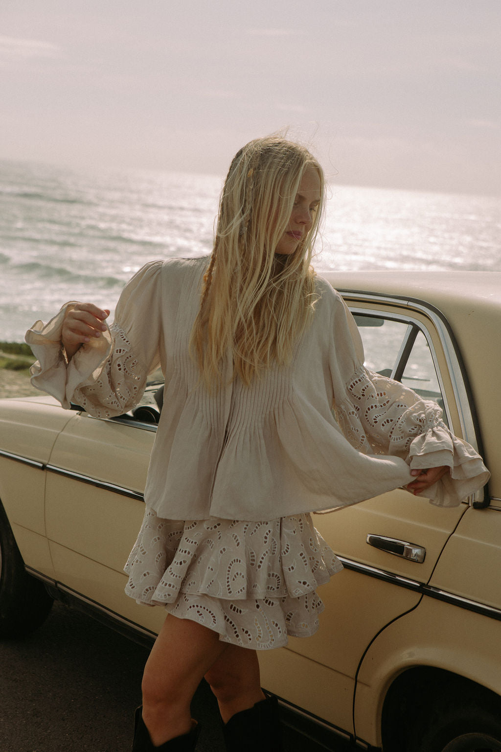 Coco Blouse - Pearl