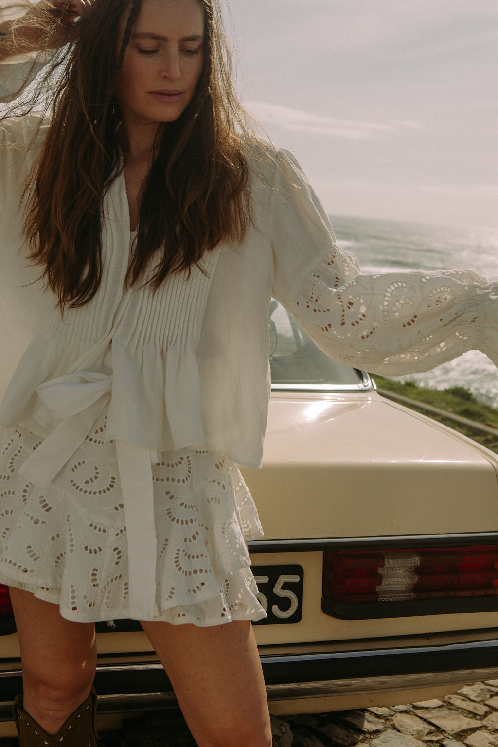 Coco Skirt Shorts - Offwhite