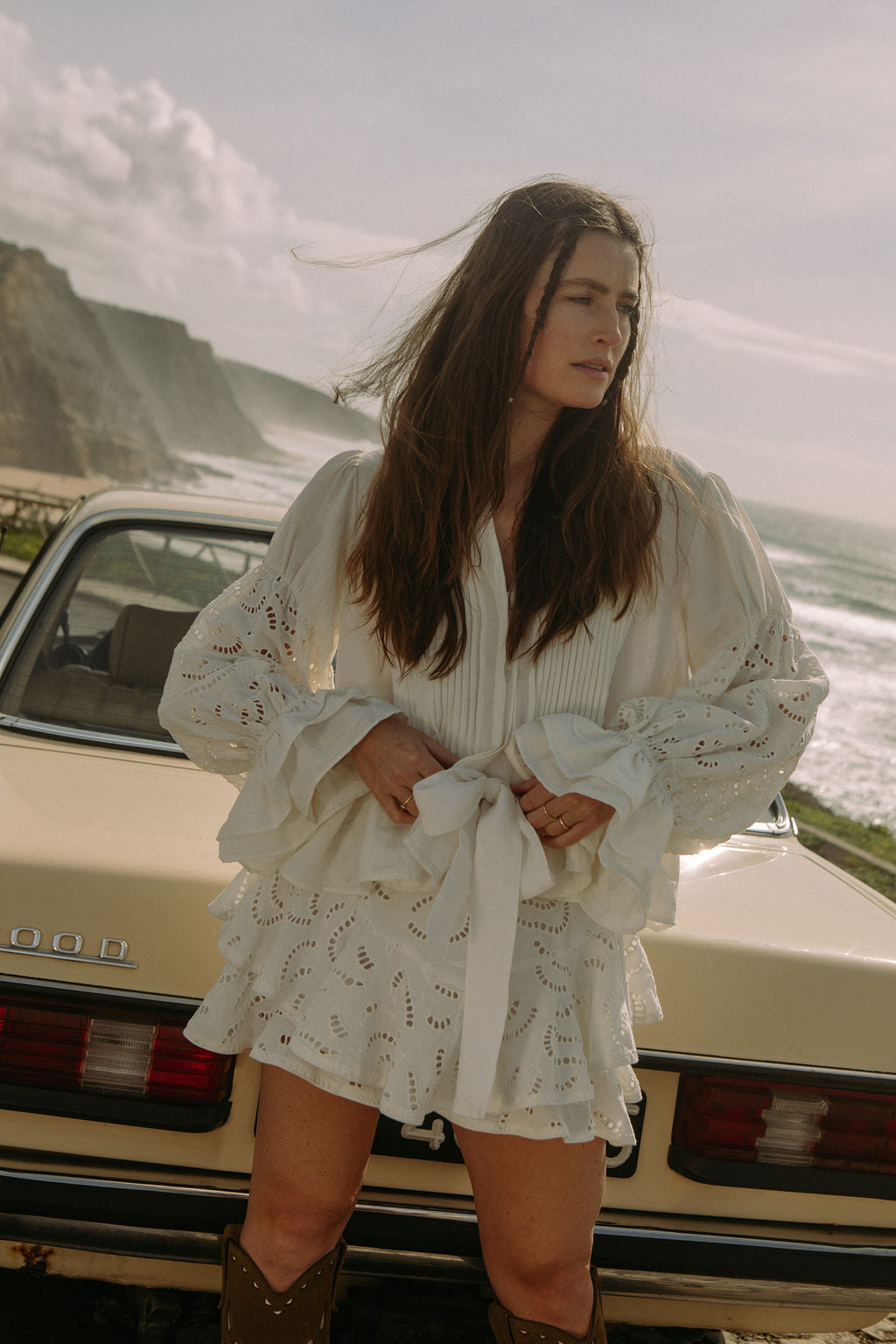 Coco Skirt Shorts - Offwhite