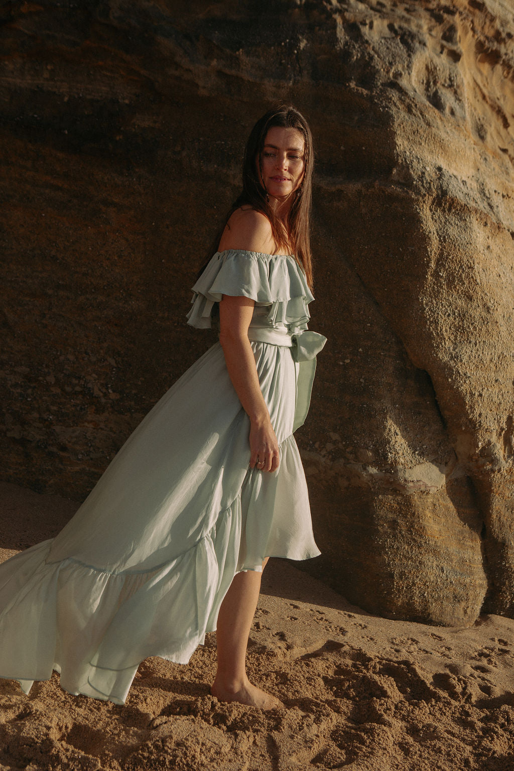 Senorita Wow Dress - Soft Pistachio