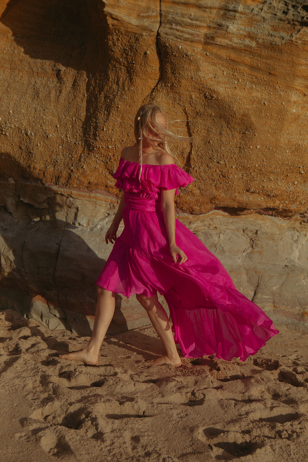 Senorita WOW Dress - Hot Pink