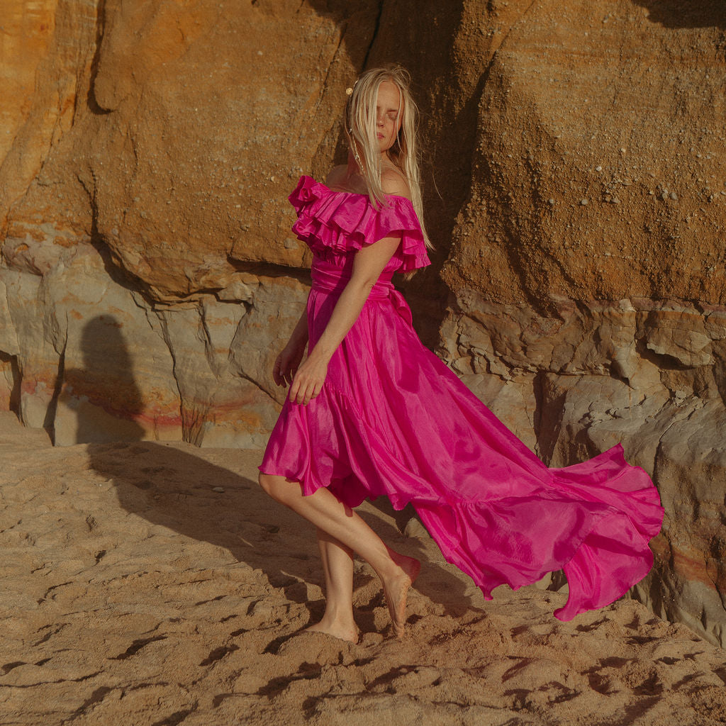 Senorita WOW Dress - Hot Pink