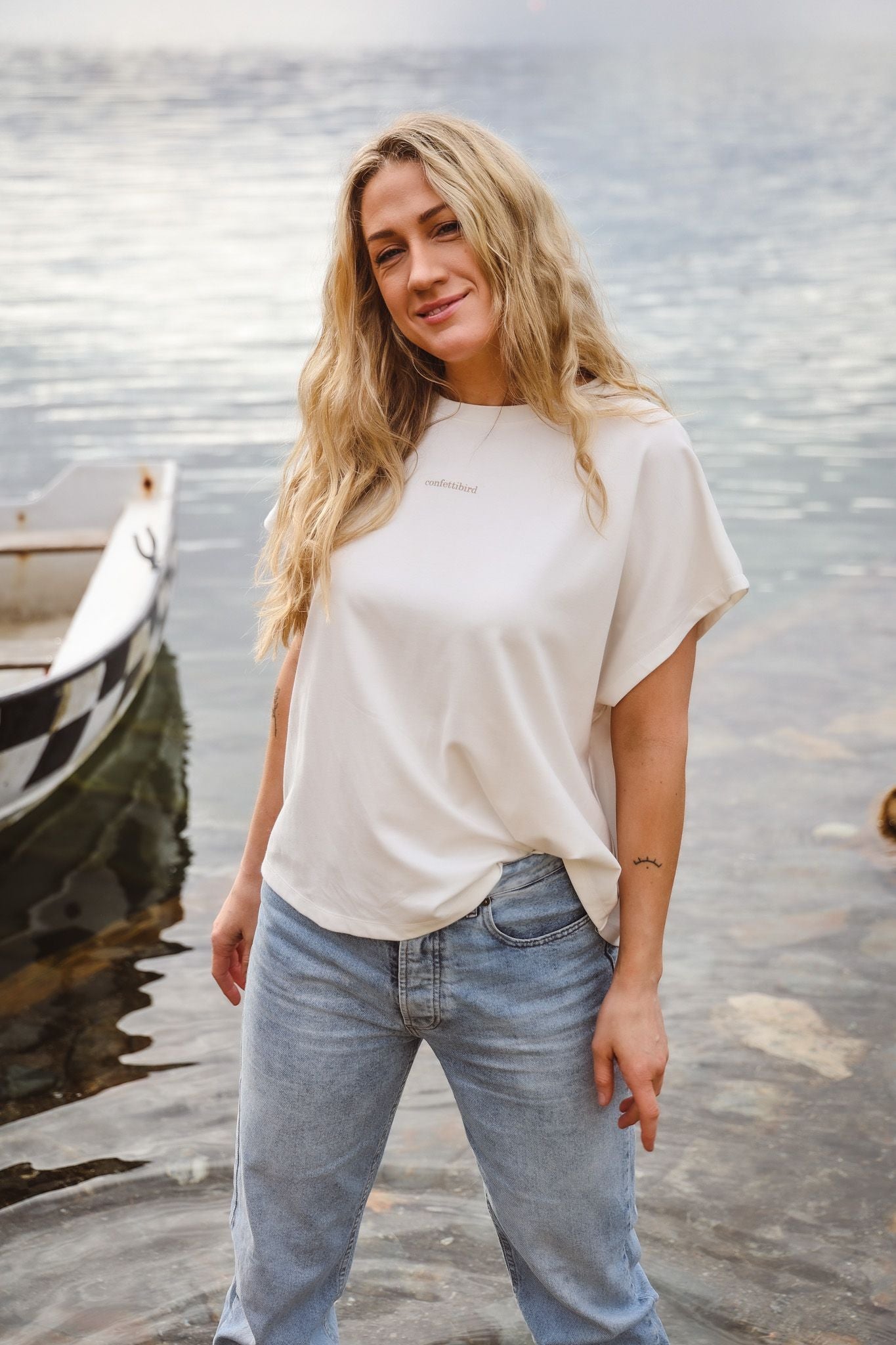 Confettibird T-Shirt - Offwhite
