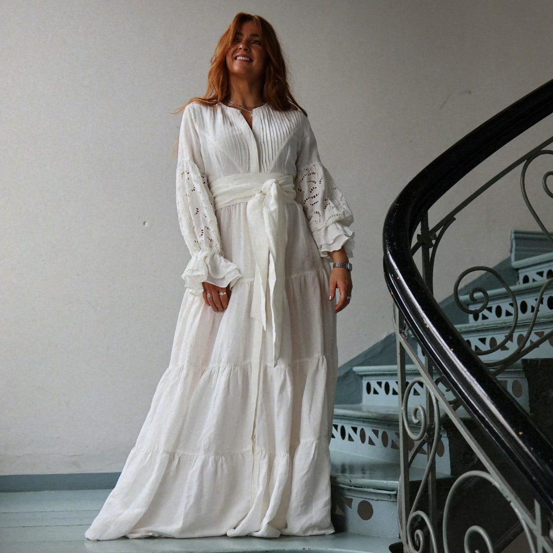 Coco Long Dress - Offwhite (Copy)