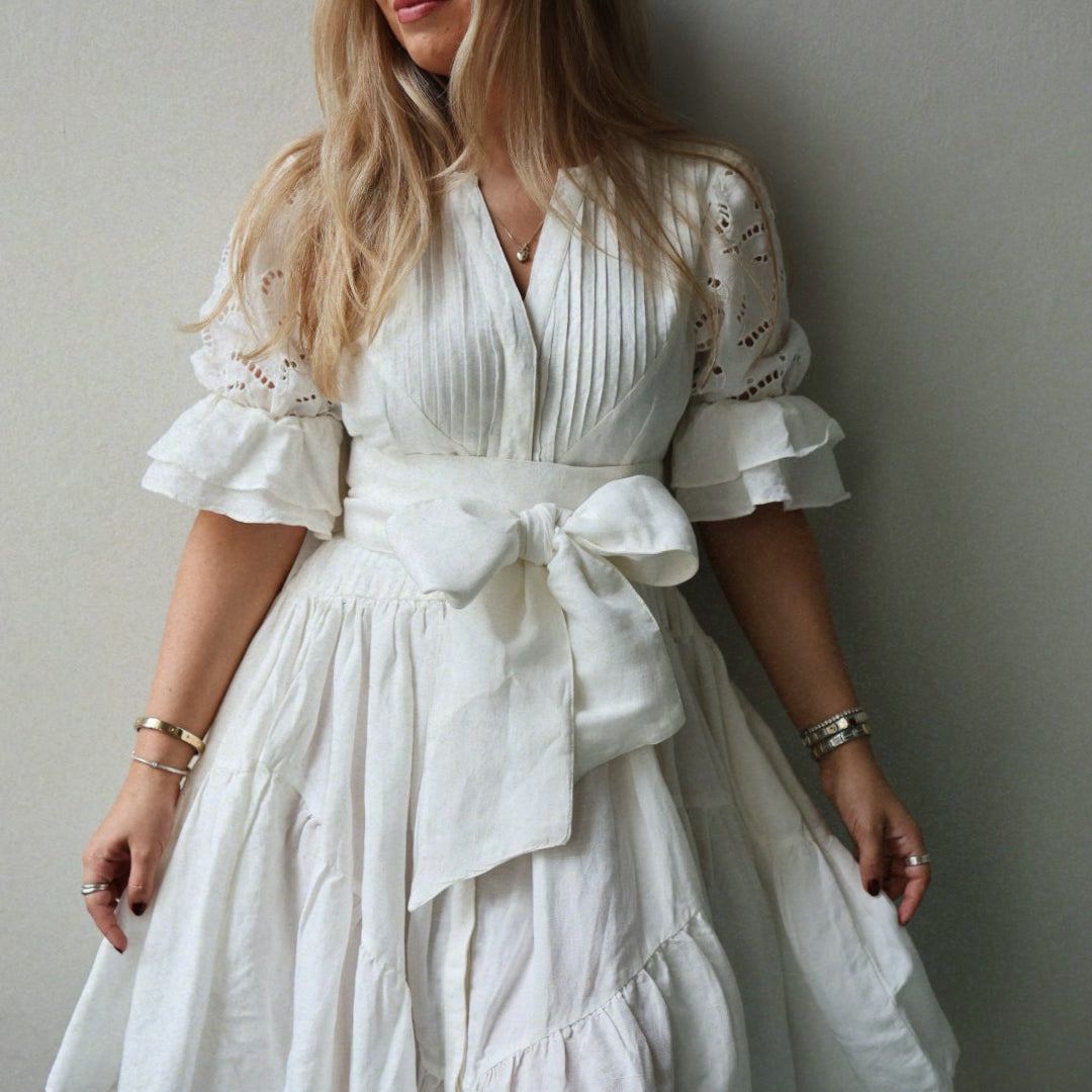 Coco Short Dress - Offwhite
