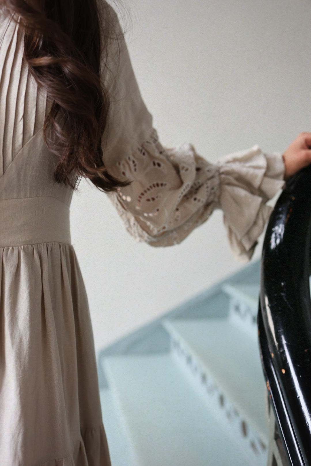 Coco Long Dress - Pearl