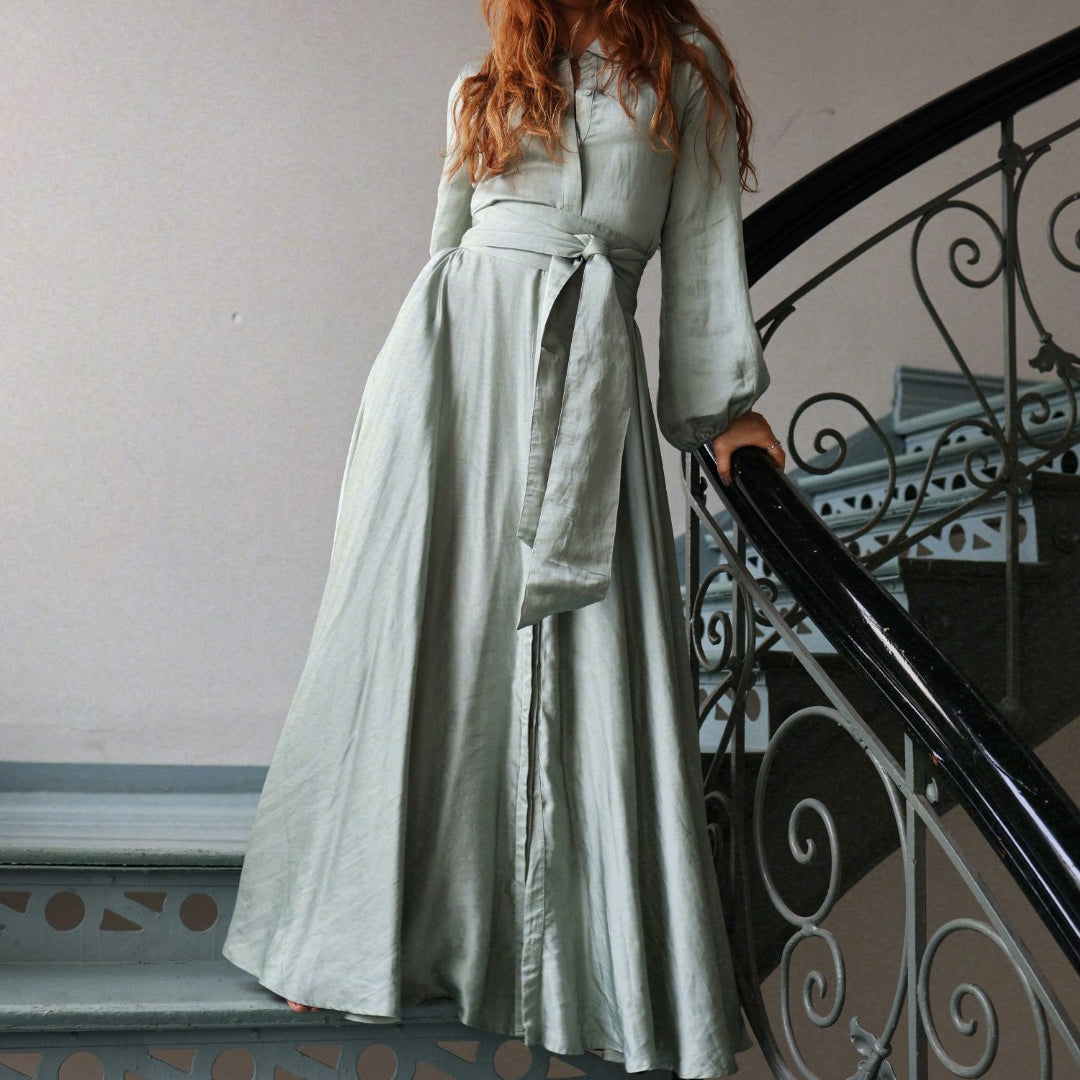 Long Bon Weekend Dress - Soft Pistachio