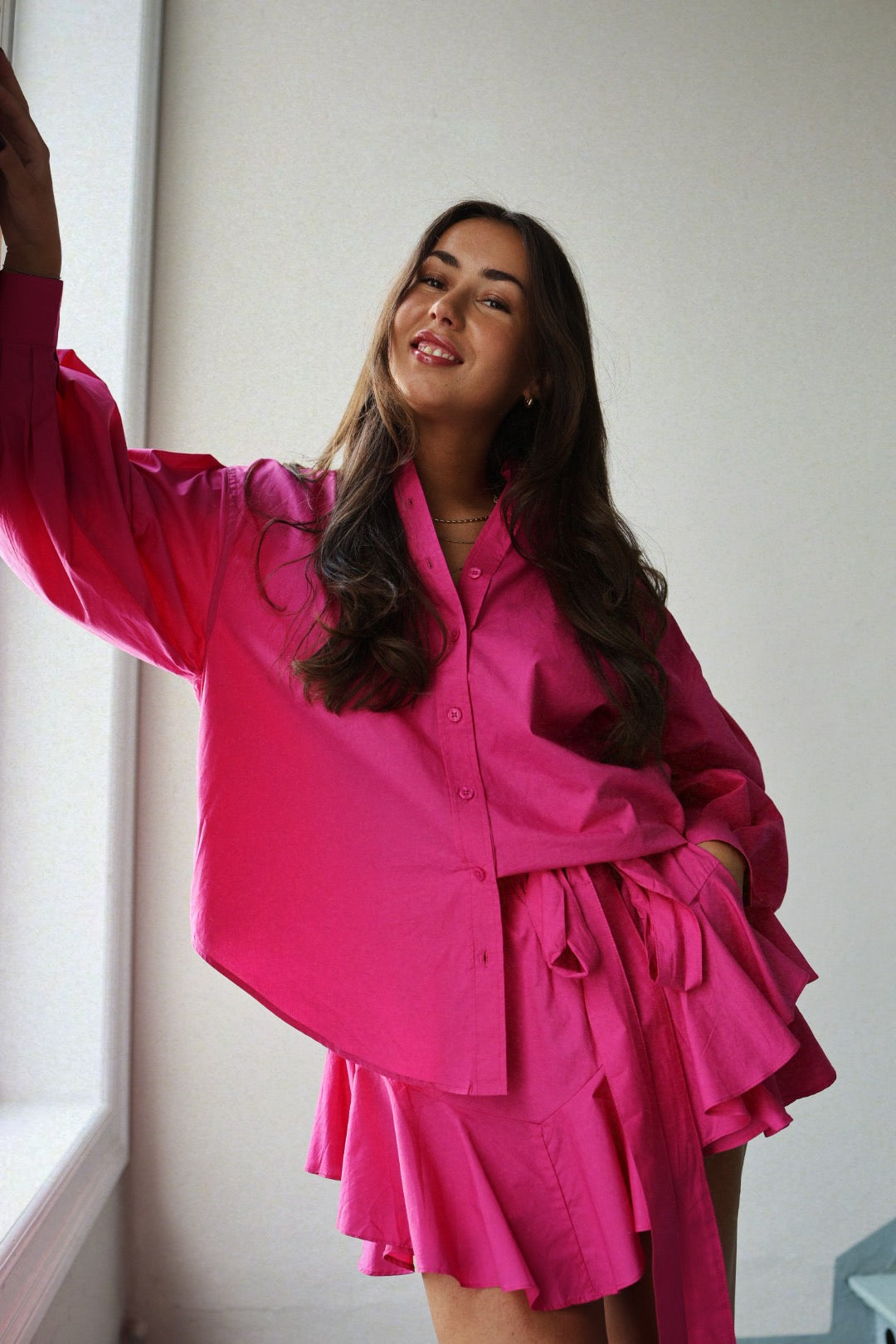 Boxy Lounge set - Hot Pink