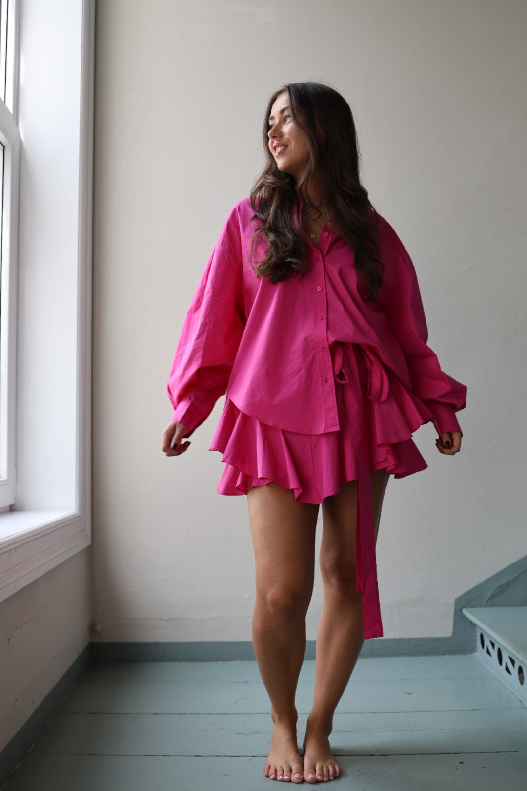 Boxy Lounge set - Hot Pink