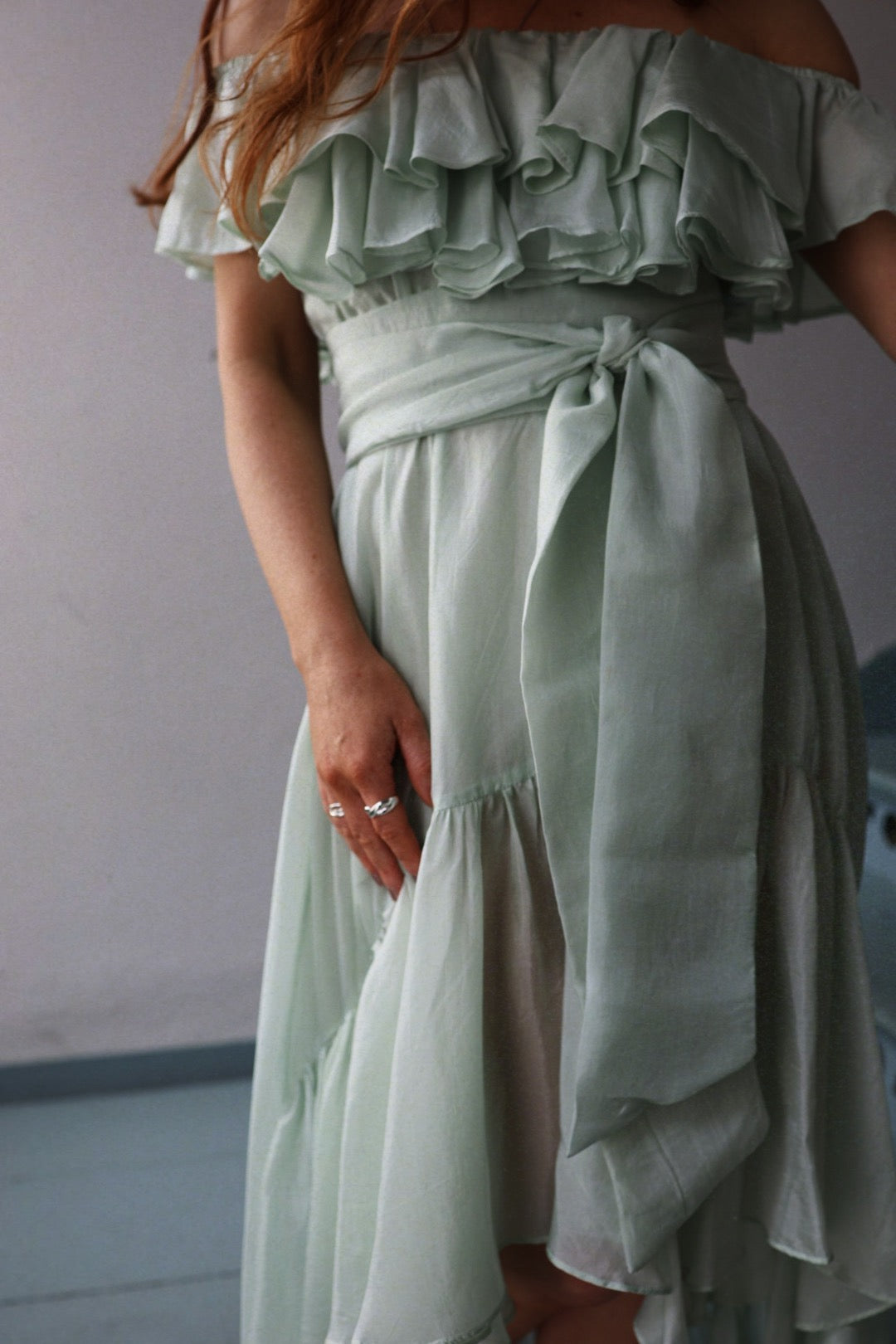 Senorita Wow Dress - Soft Pistachio