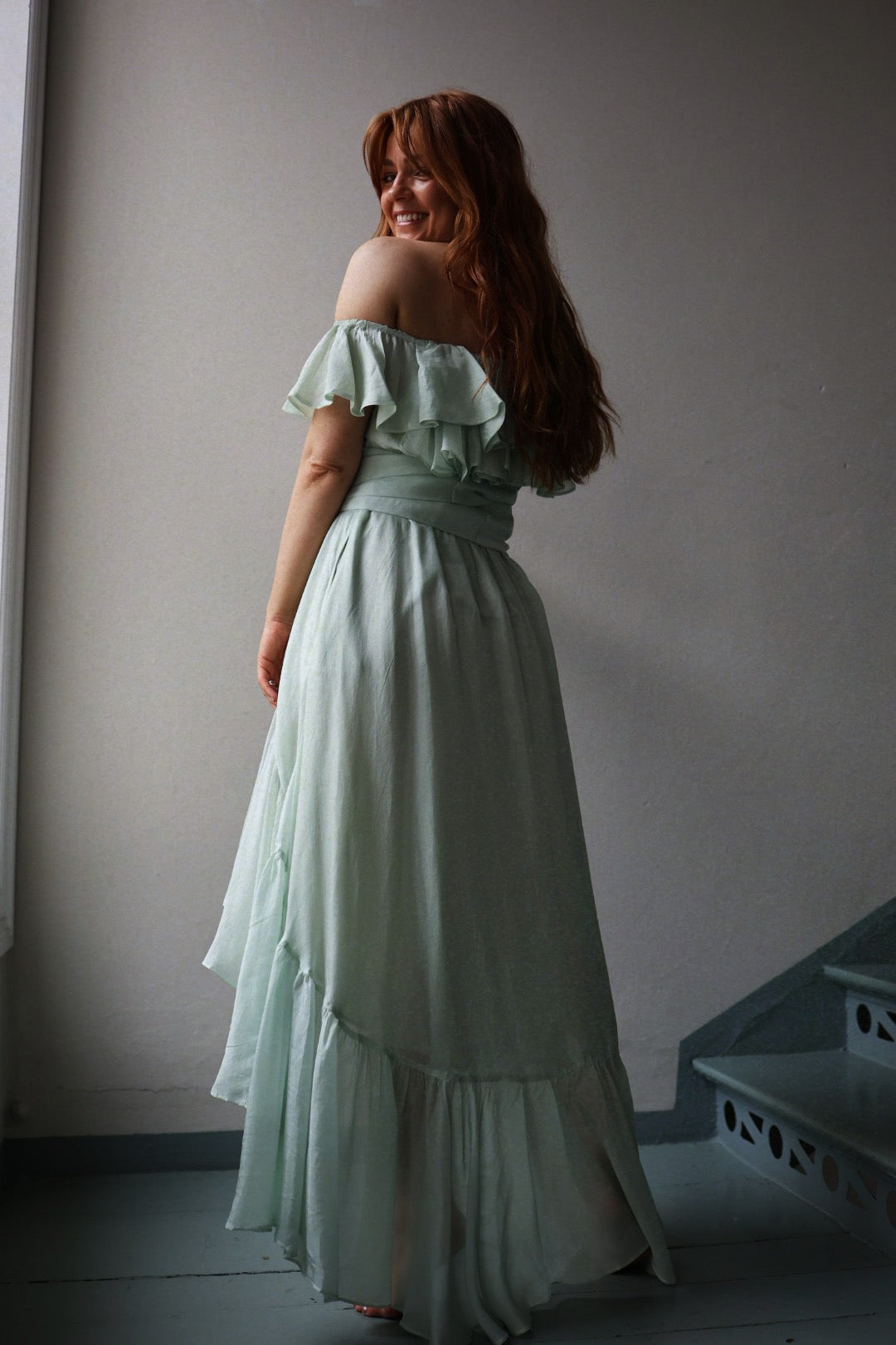 Senorita Wow Dress - Soft Pistachio