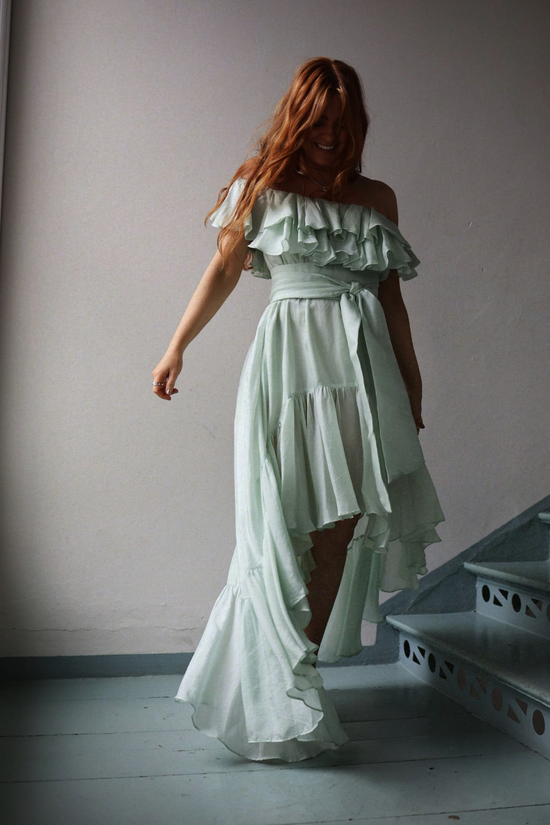 Senorita Wow Dress - Soft Pistachio
