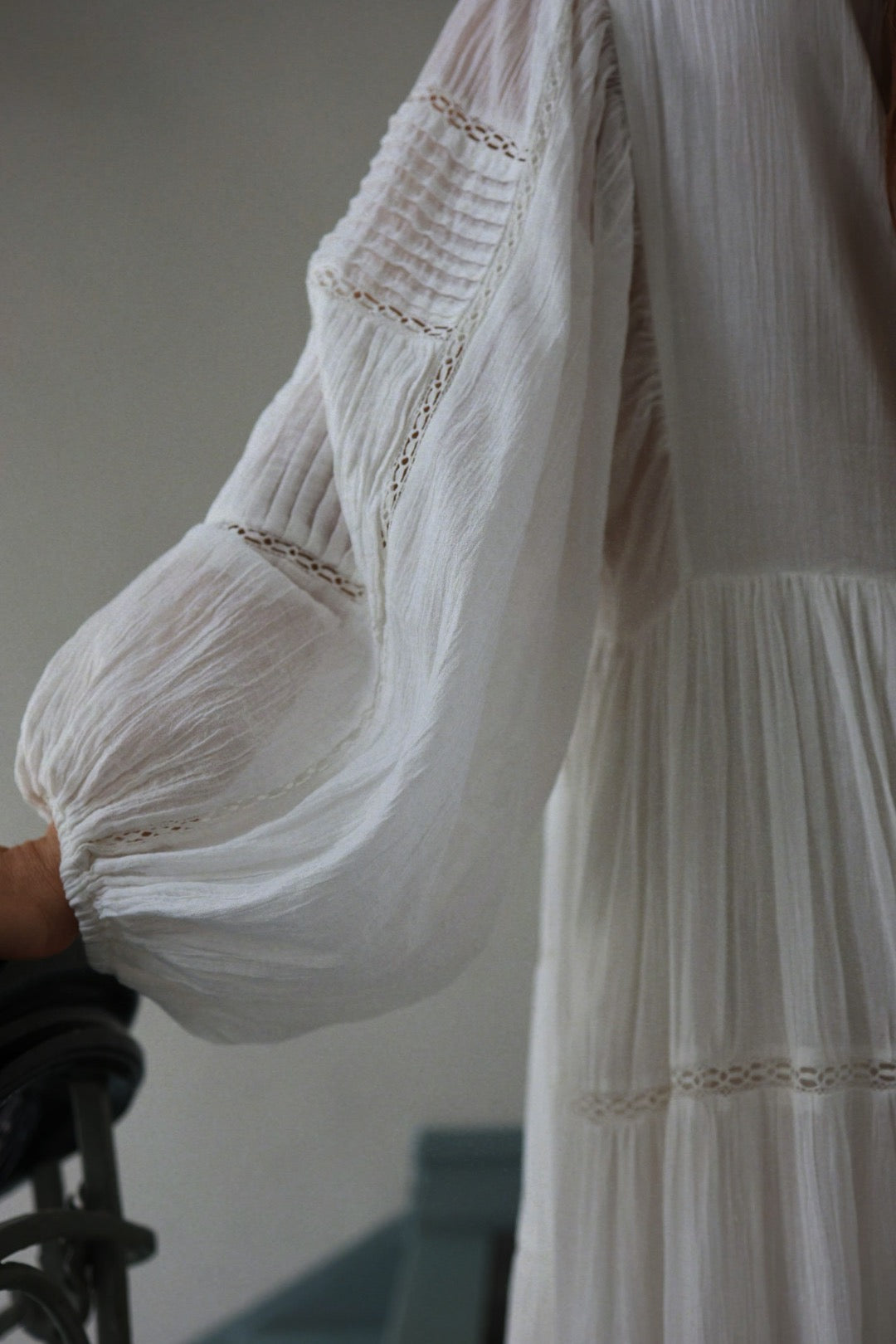 Long Ranch dress - Offwhite
