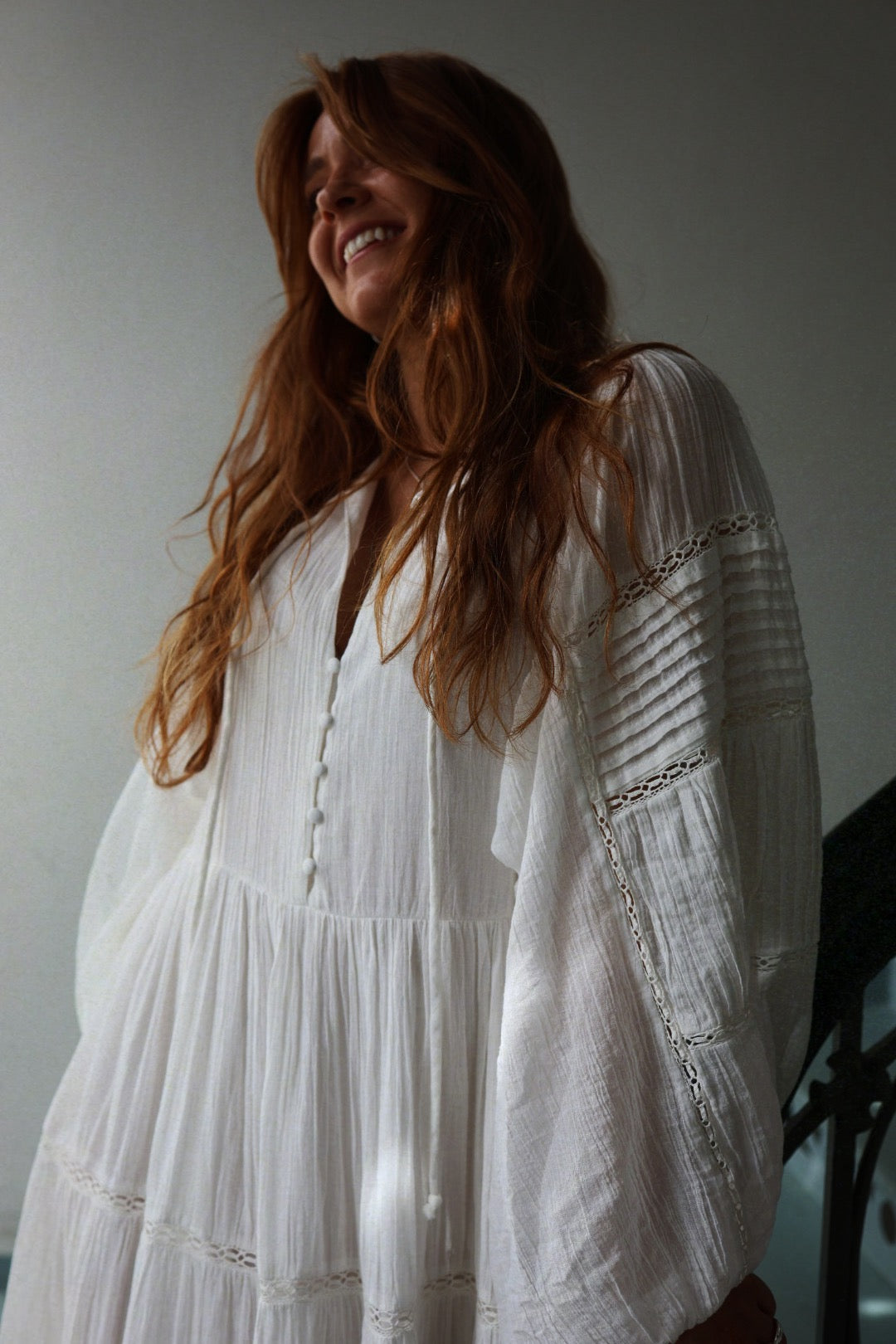 Long Ranch dress - Offwhite