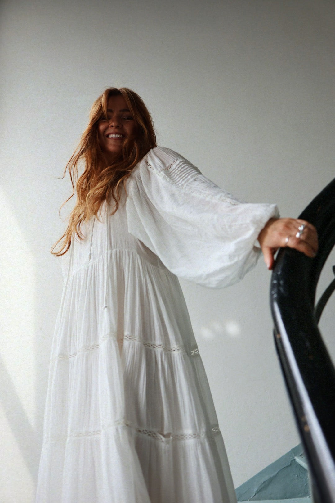 Long Ranch dress - Offwhite