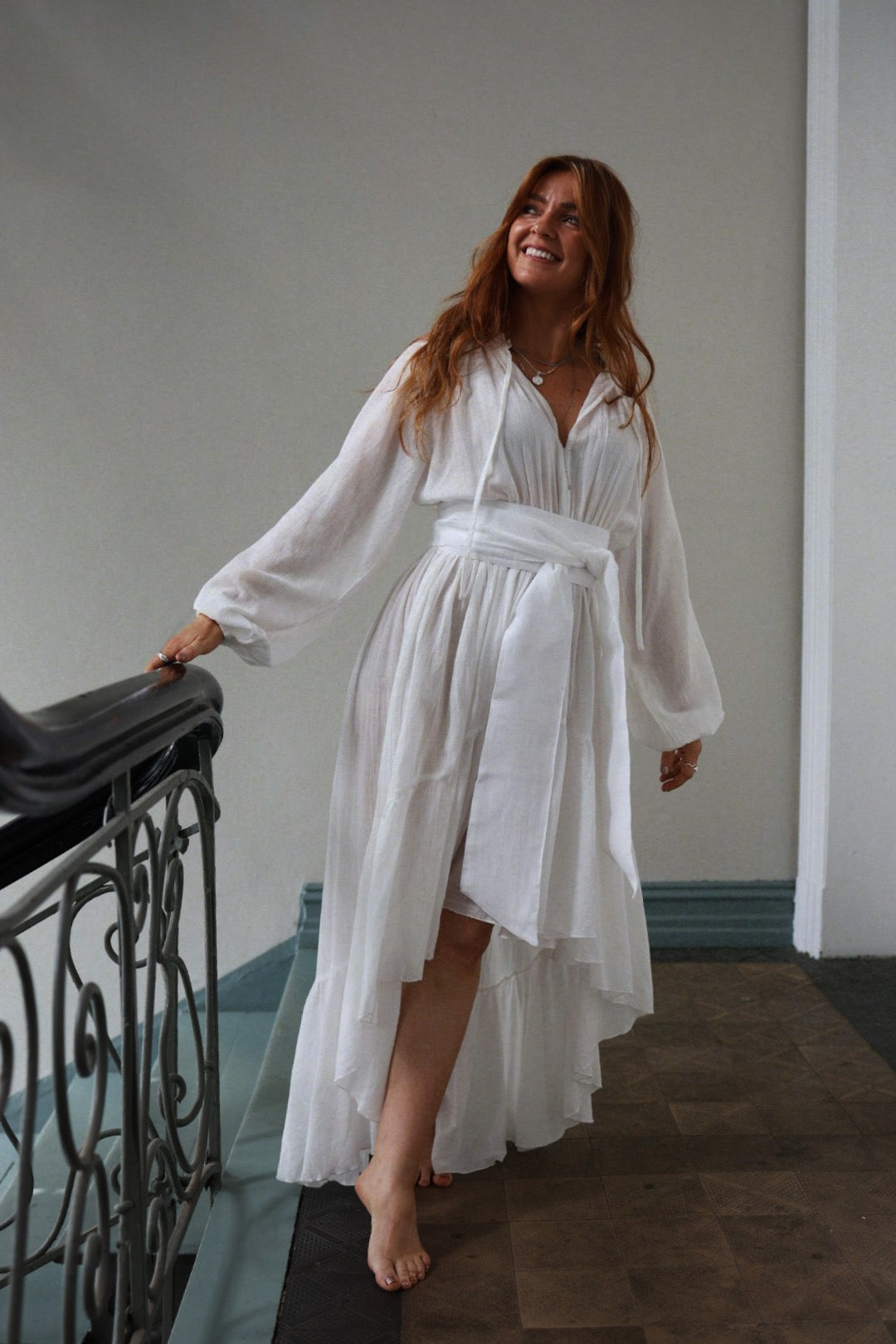 Beach Senorita Dress - White