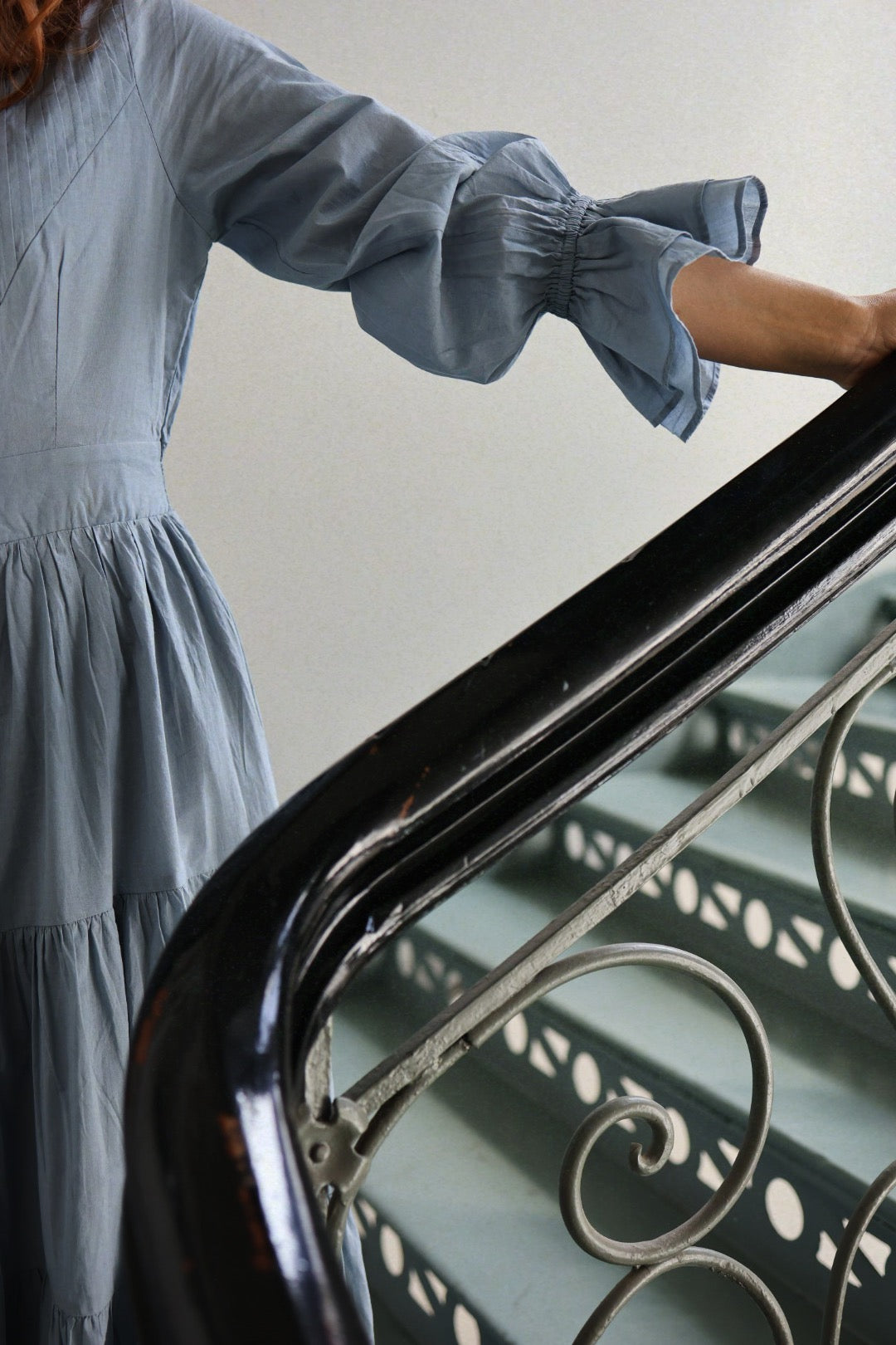 Coco Cotton Dress - Breezy Blue