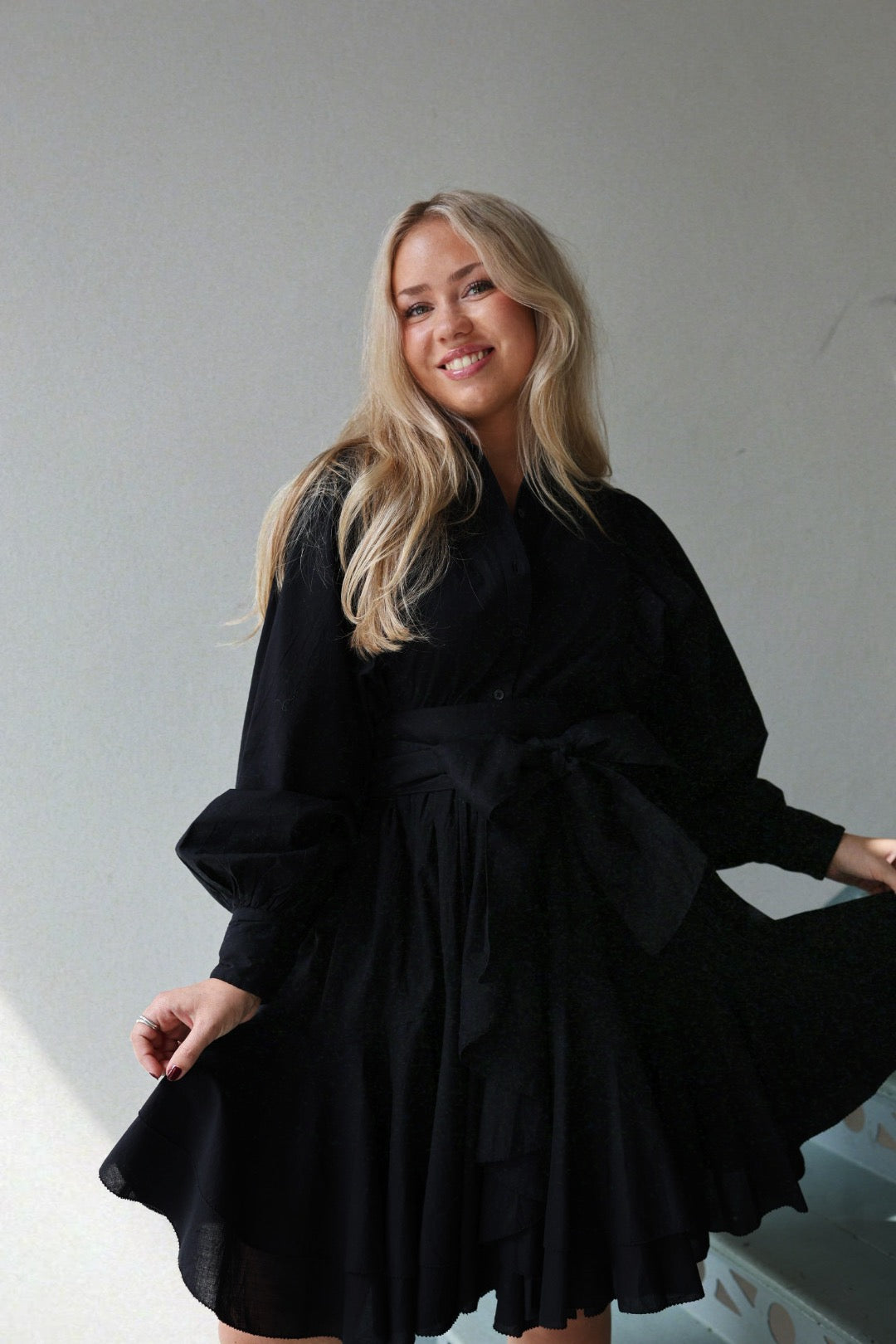 Cotton Ranch Dress - Black