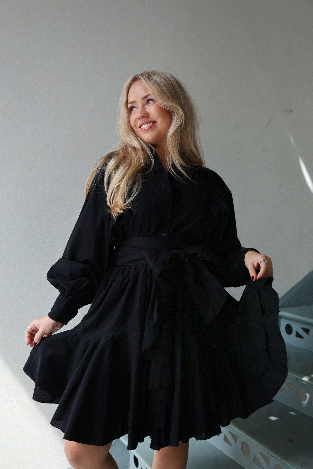 Cotton Ranch Dress - Black