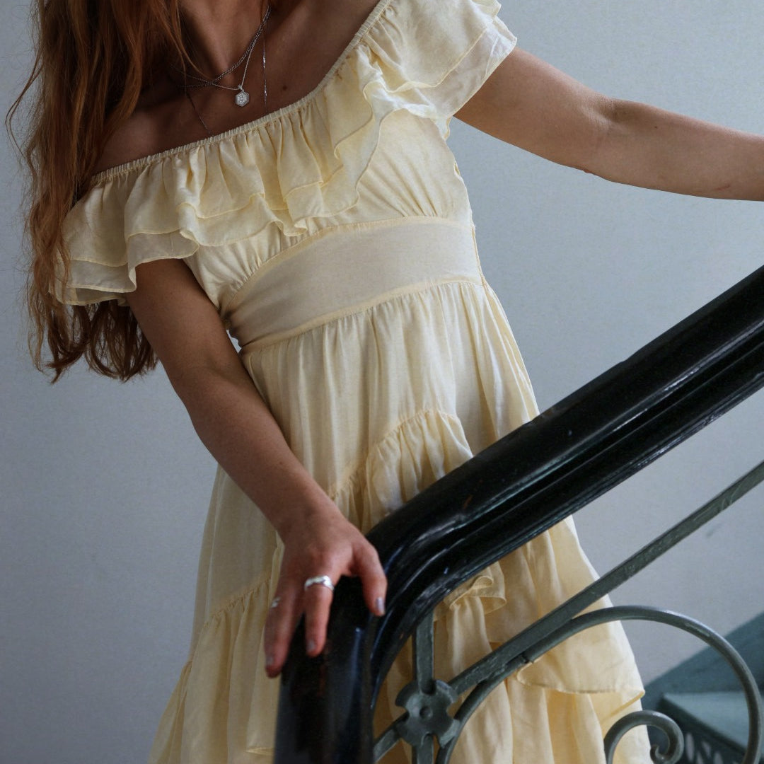 Moonshake Dress - Soft Butter