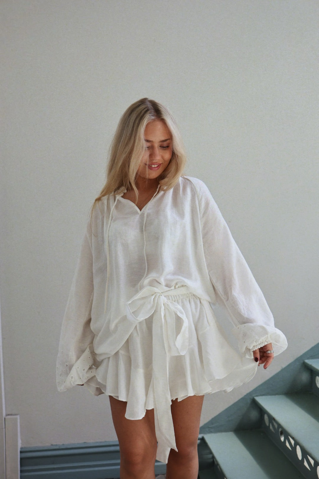 Breezy Blouse - Offwhite