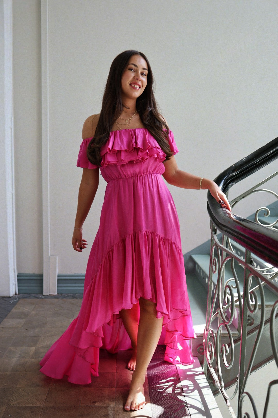 Senorita WOW Dress - Hot Pink