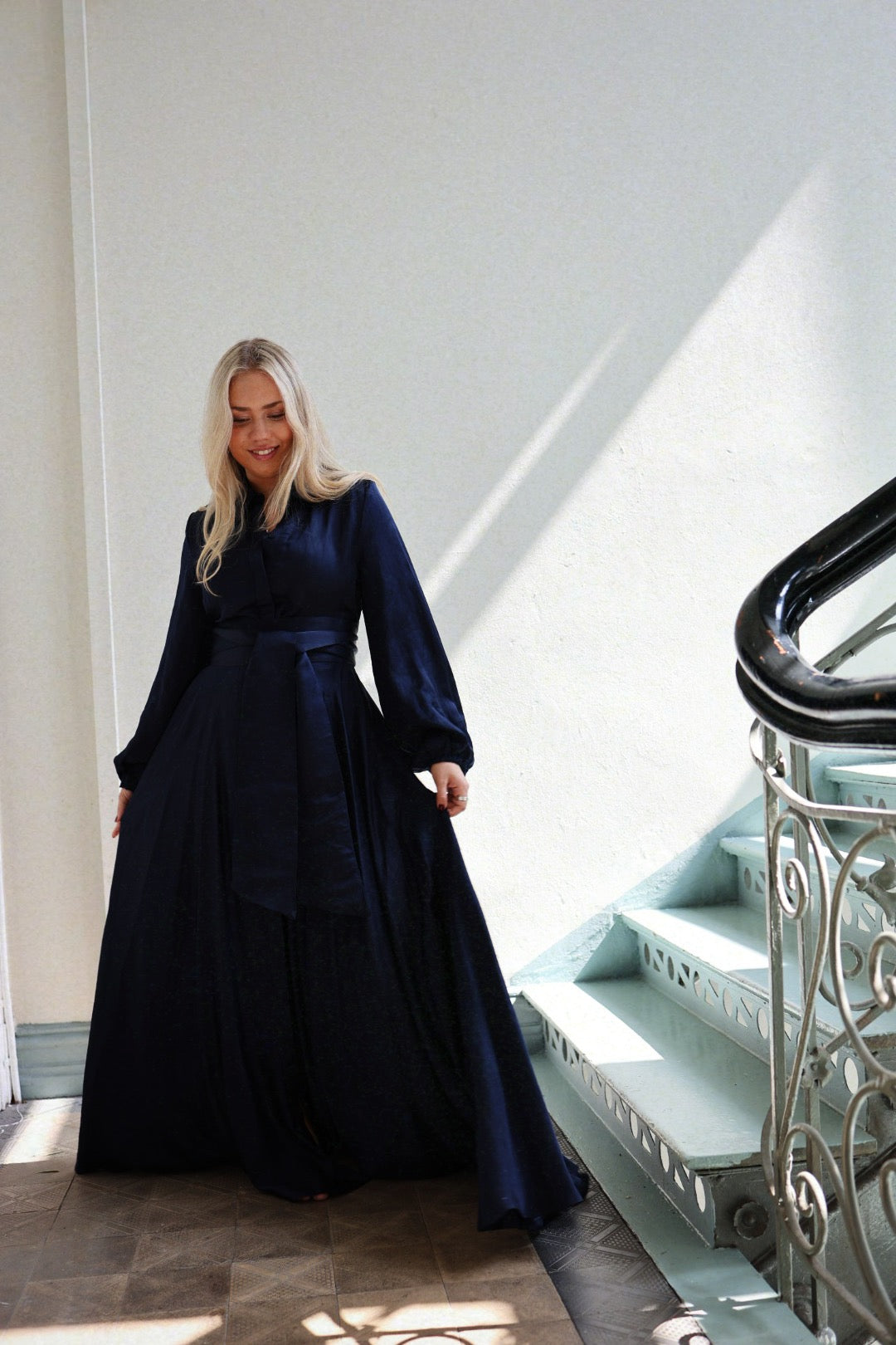 Long Bon Weekend Dress - Dark Navy