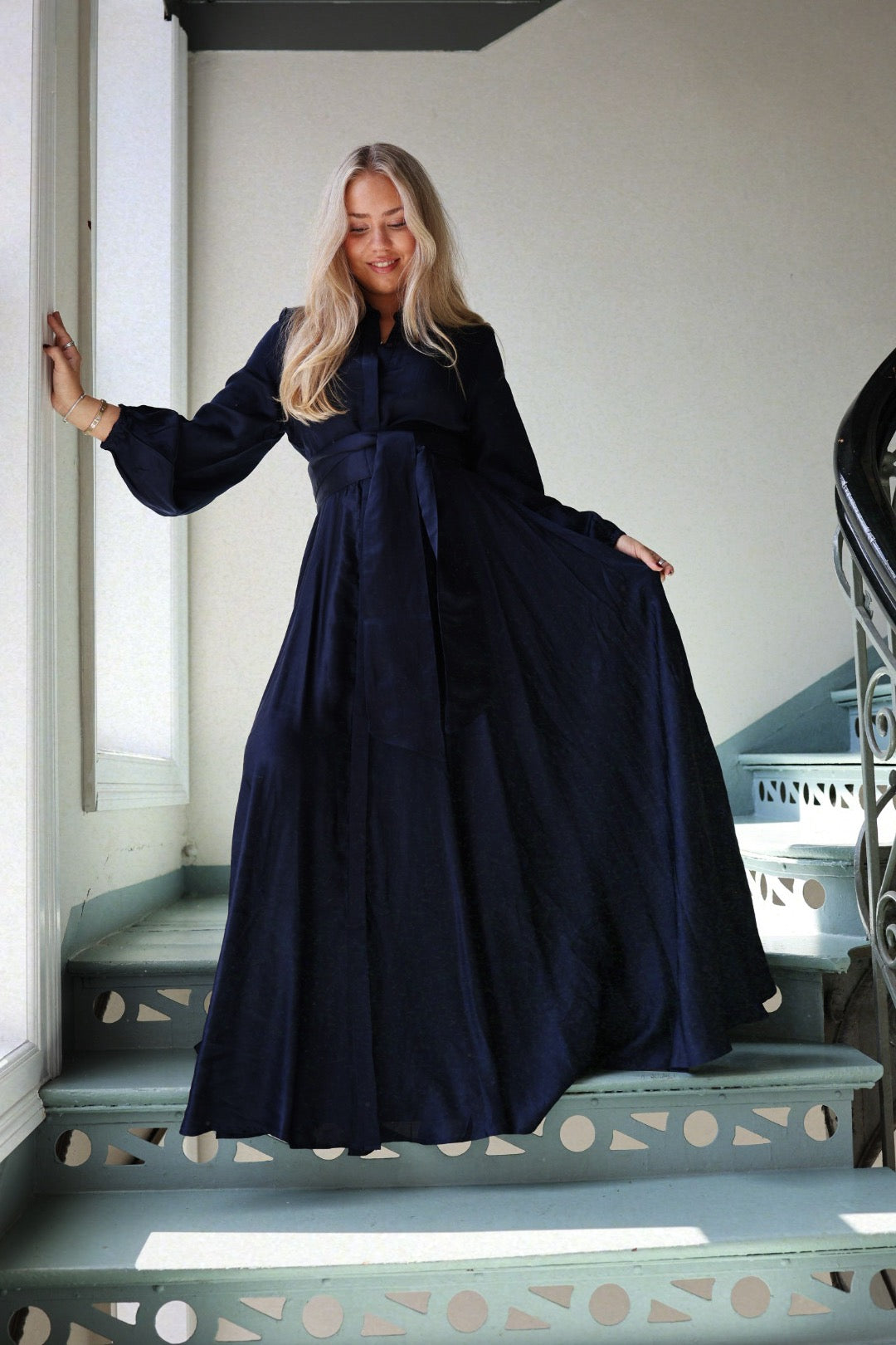 Long Bon Weekend Dress - Dark Navy