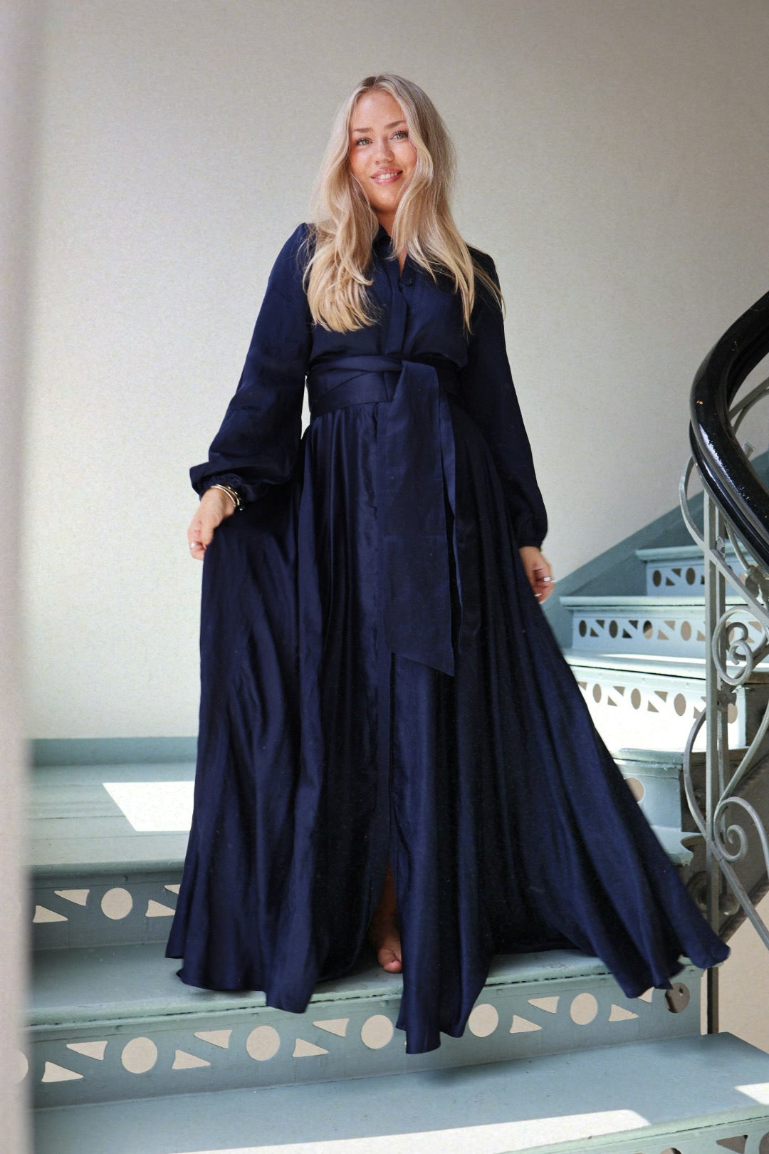 Long Bon Weekend Dress - Dark Navy