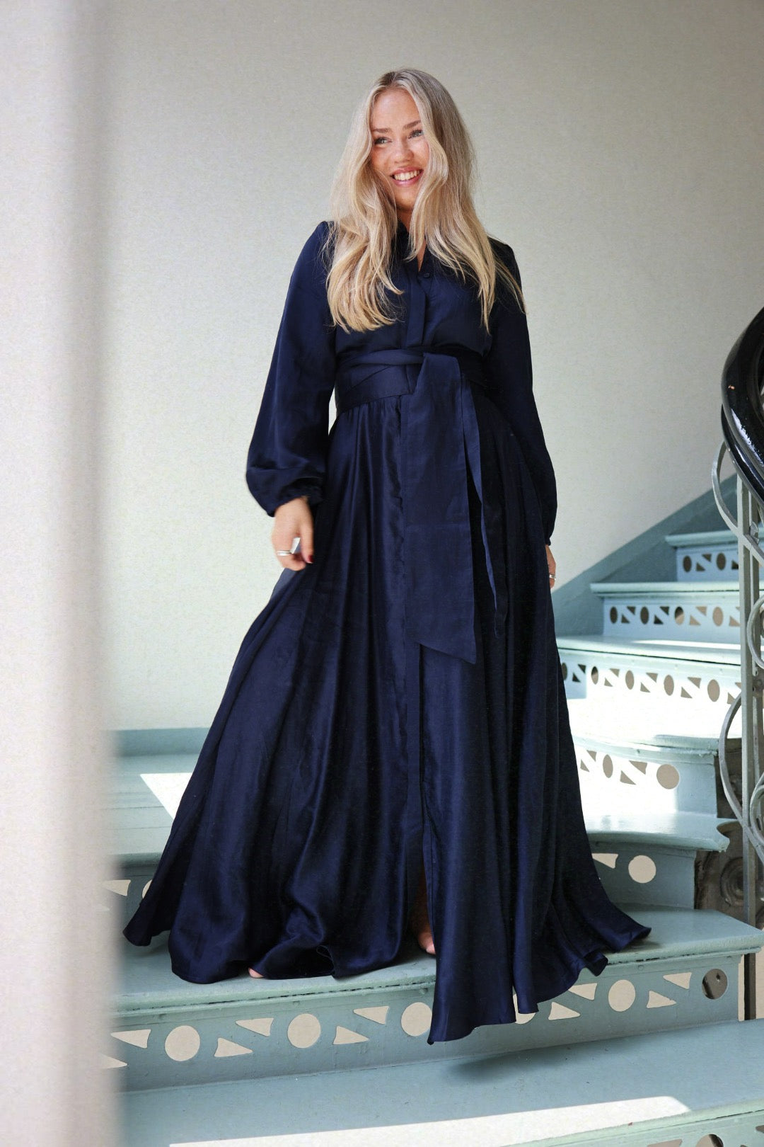 Long Bon Weekend Dress - Dark Navy