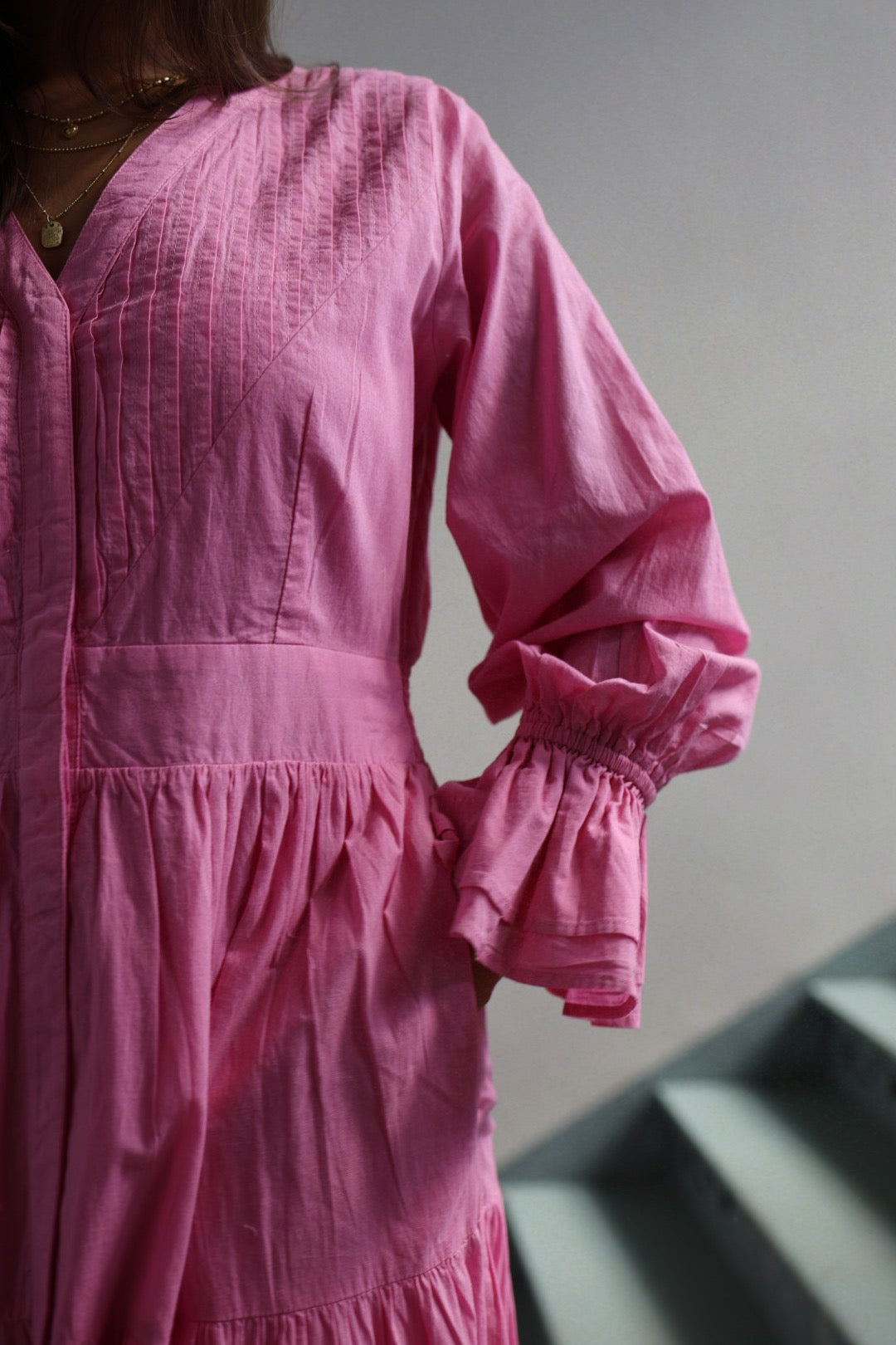 Coco Cotton Dress - Pink – Confettibird