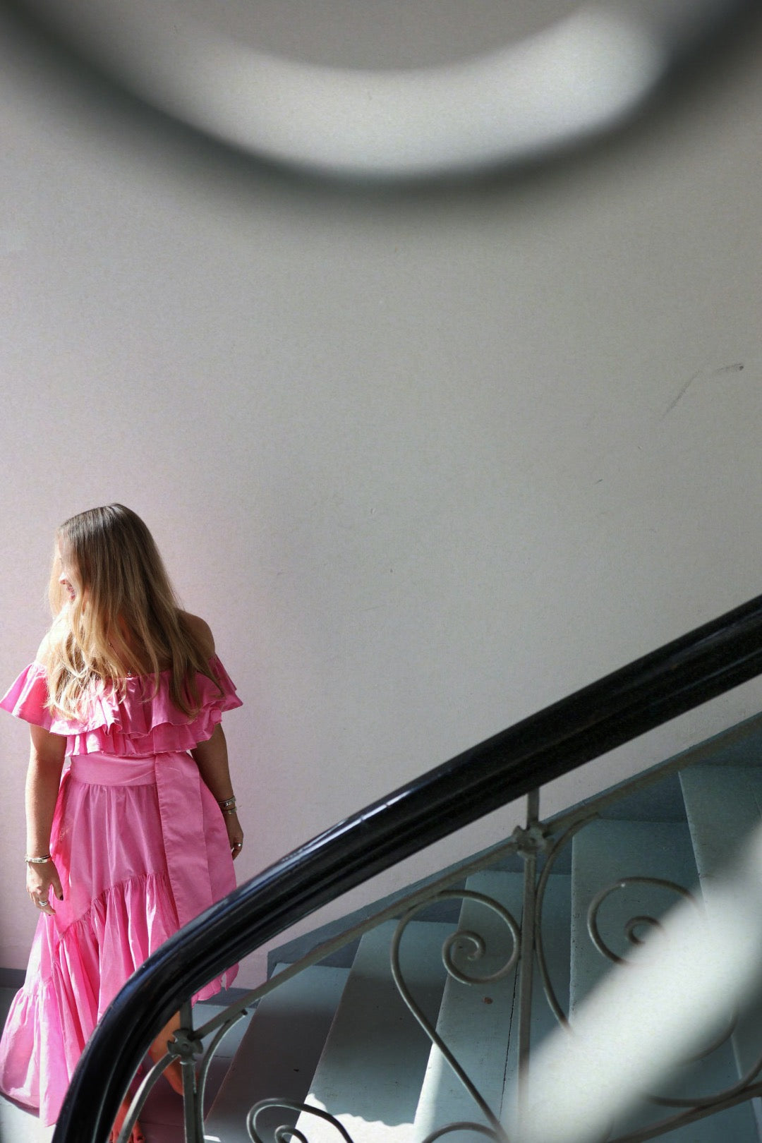 Senorita Cotton Dress - Pink