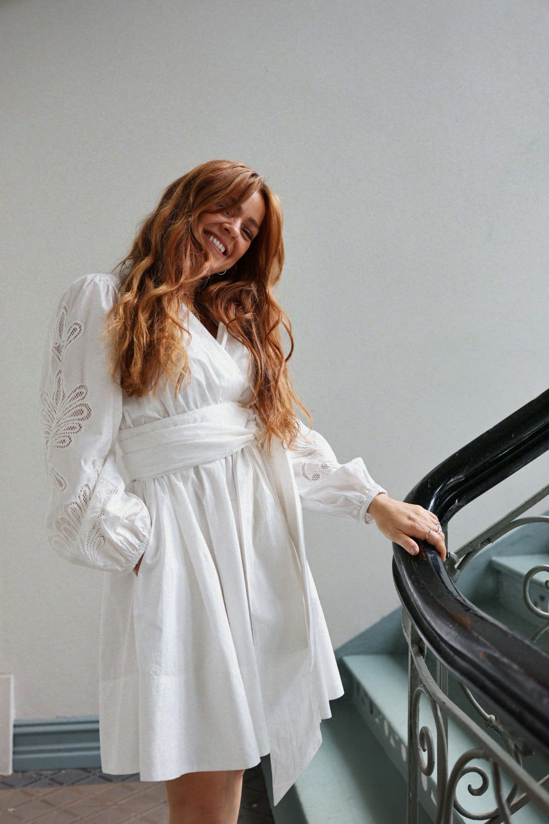 Poplina Dress - White