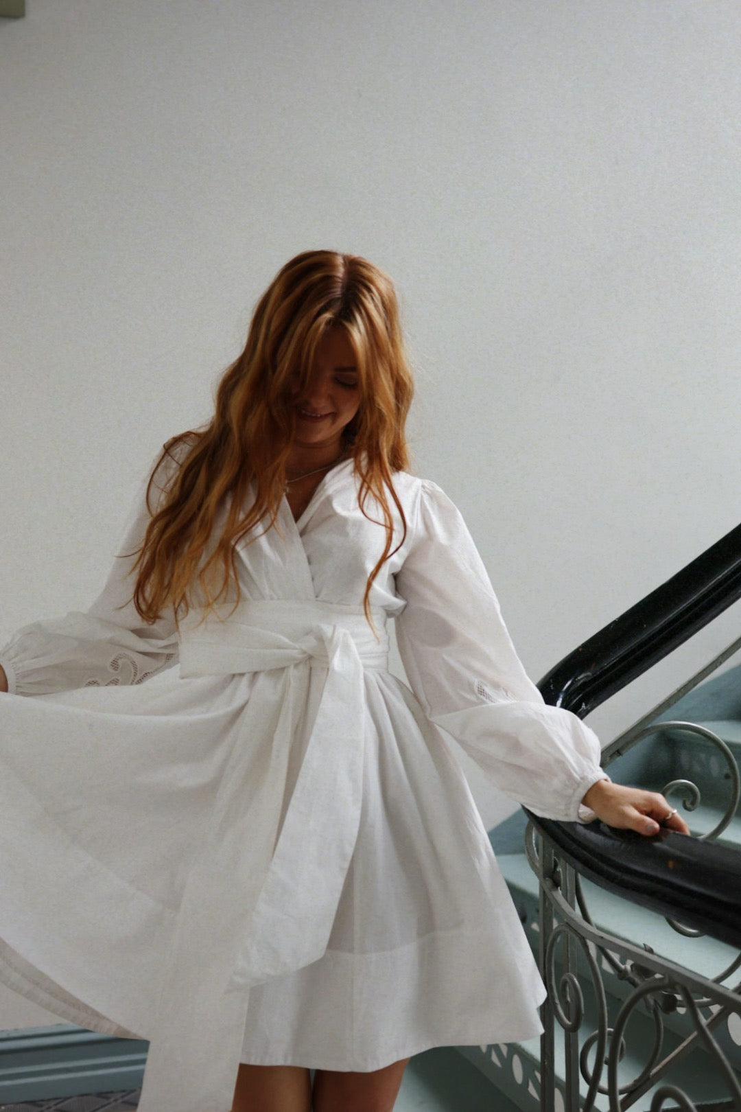 Poplina Dress - White