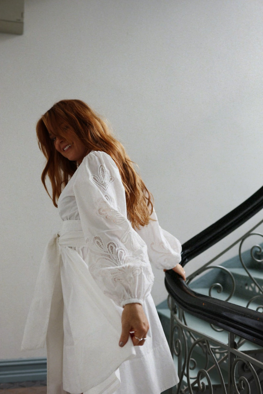 Poplina Dress - White