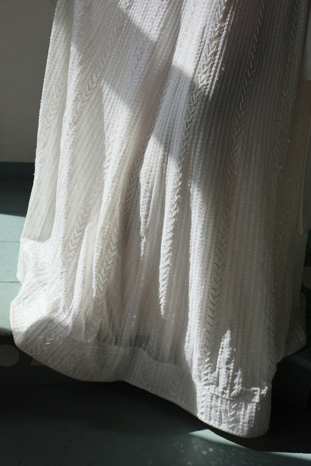 Extraodinary Sequin Skirt - Offwhite