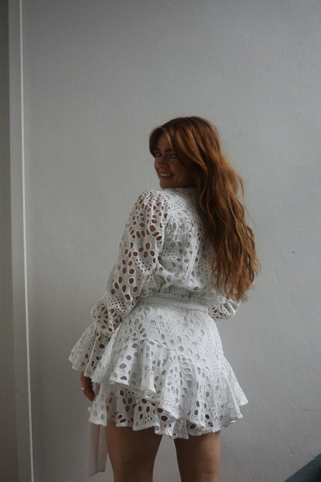 Chiffy Skirt Shorts - White