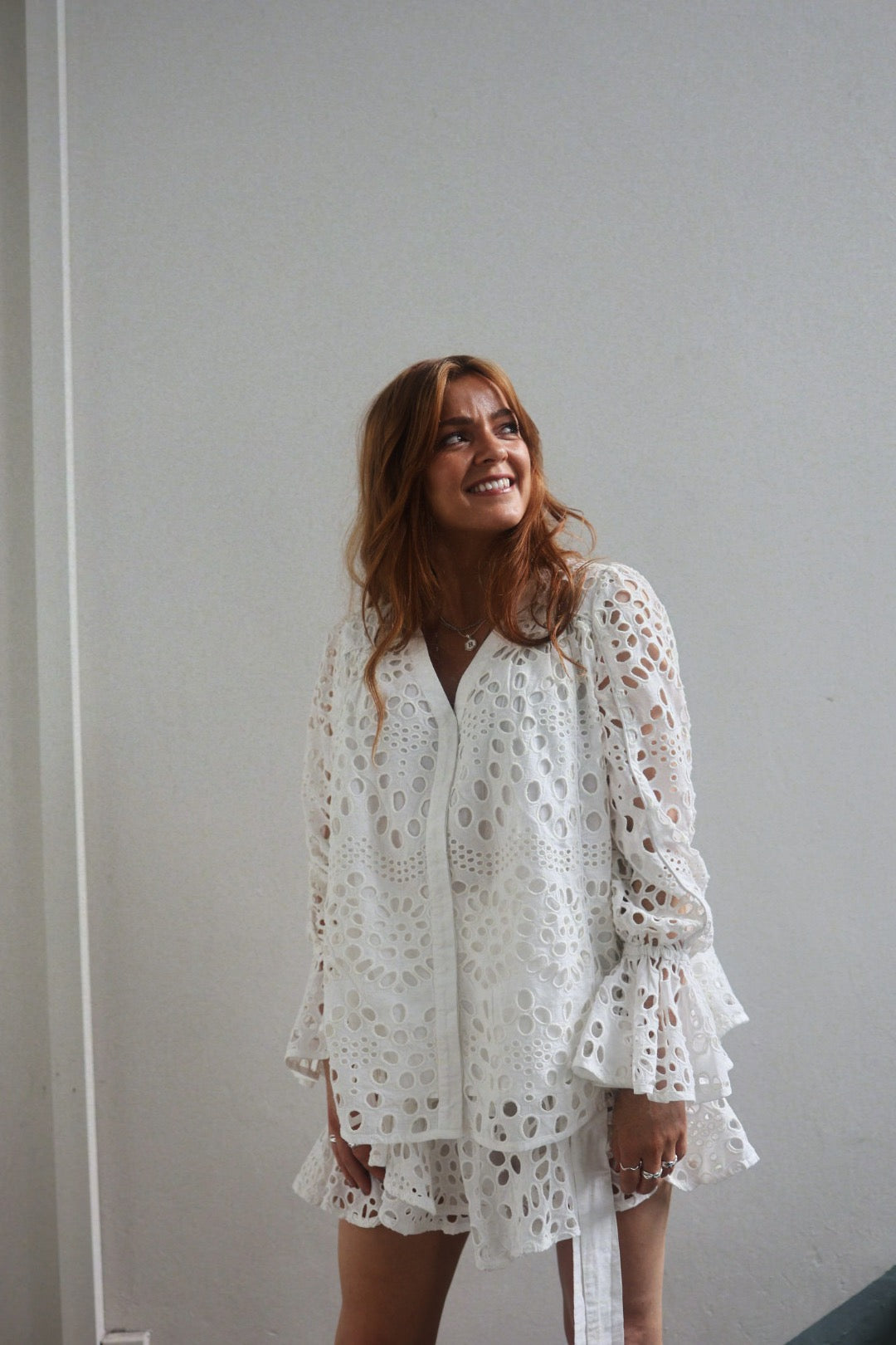 Chiffy Resort Blouse - White