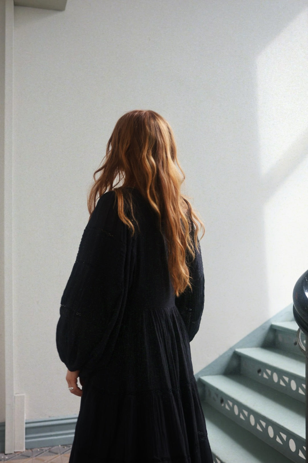Long Ranch Dress - Black