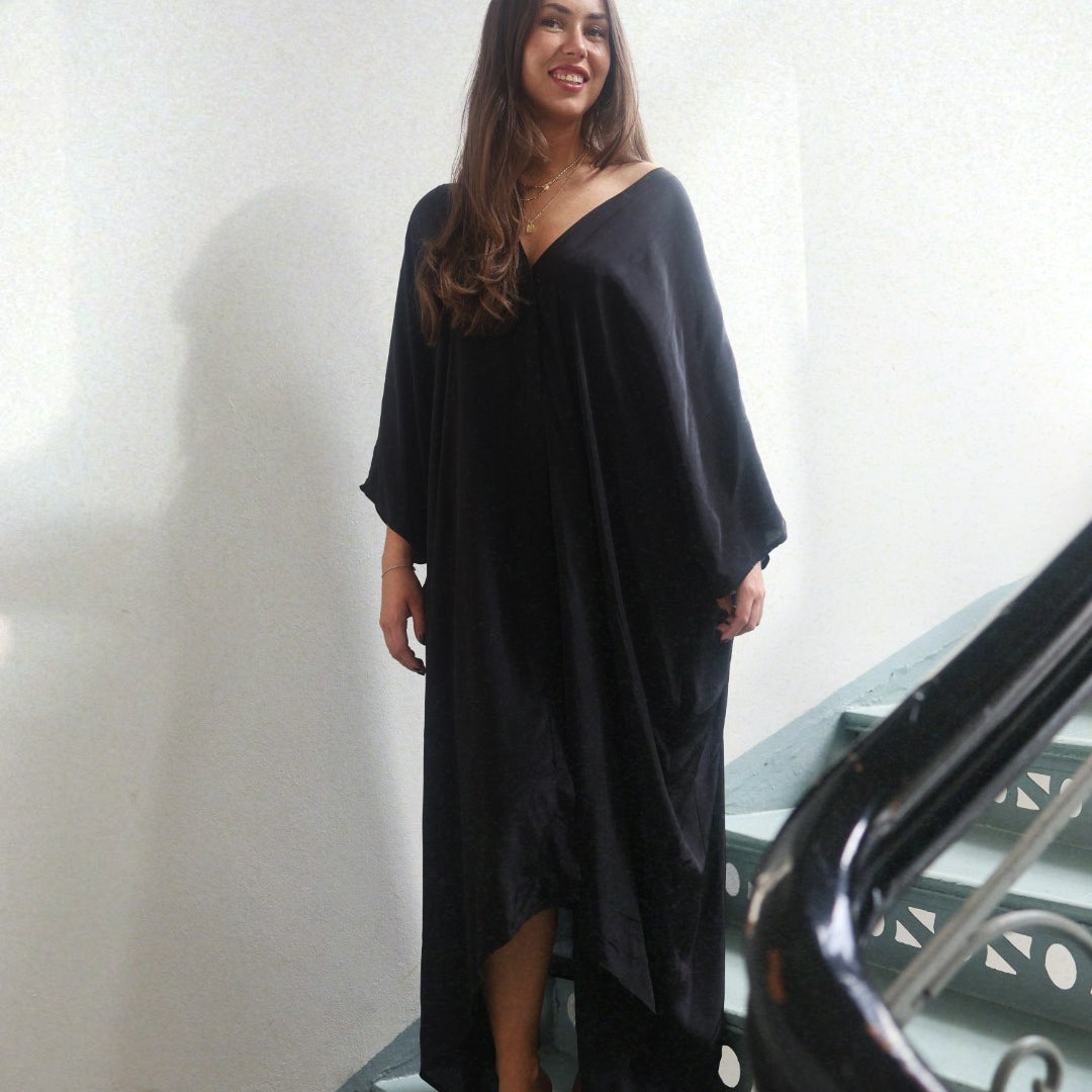 Kimono Dress - Black