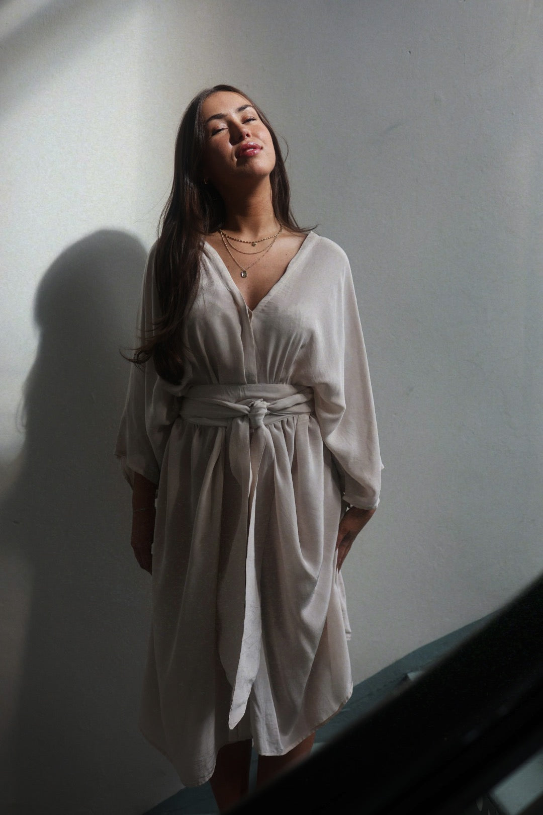 Kimono Dress - Beach Beige