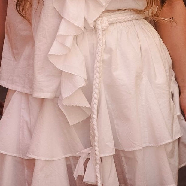 Tennis Skirt Shorts - White