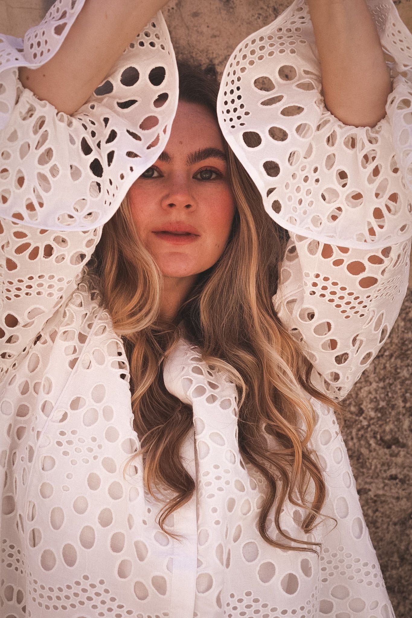 Chiffy Resort Blouse - White